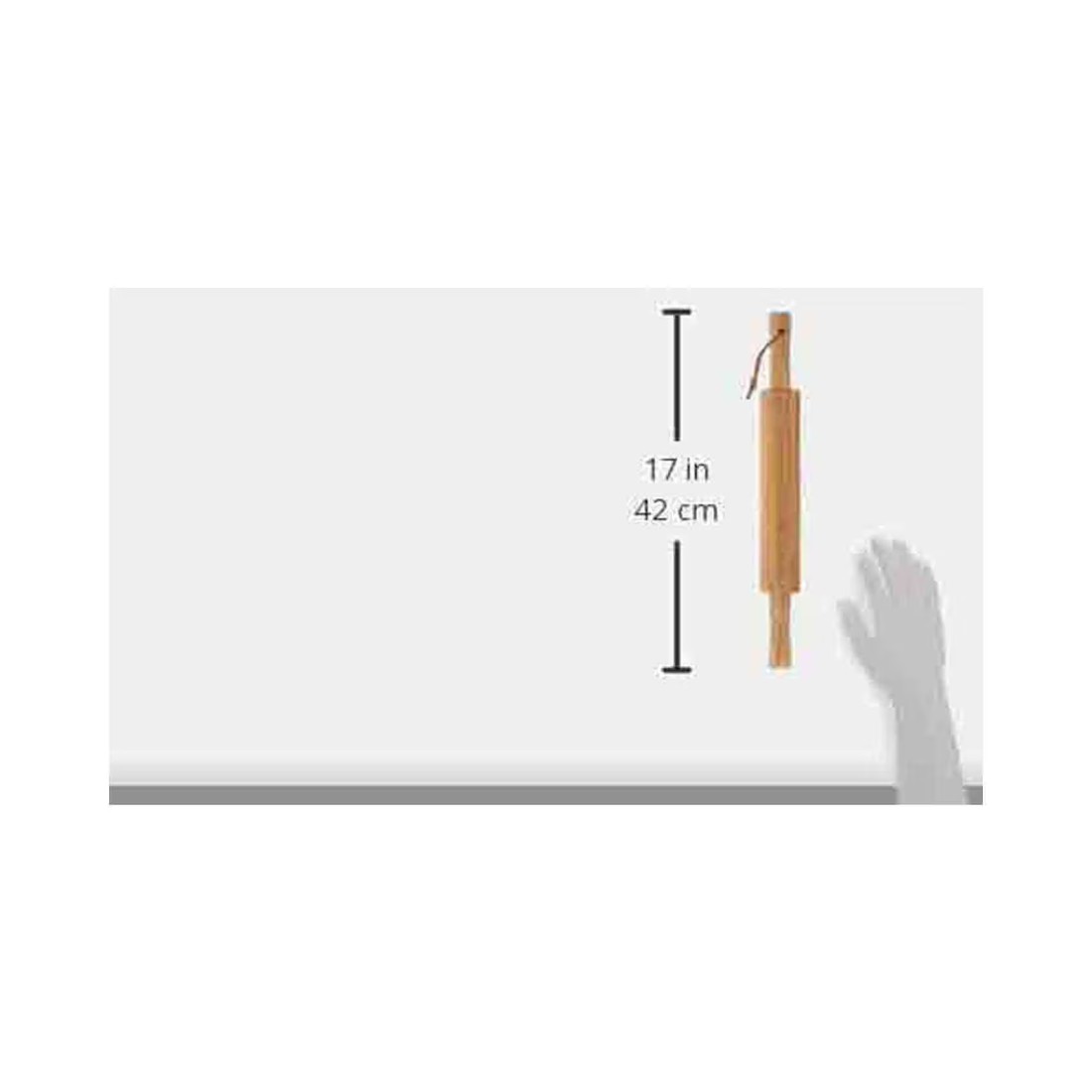 Prestige Wooden Rolling Pin PR50185 Brown