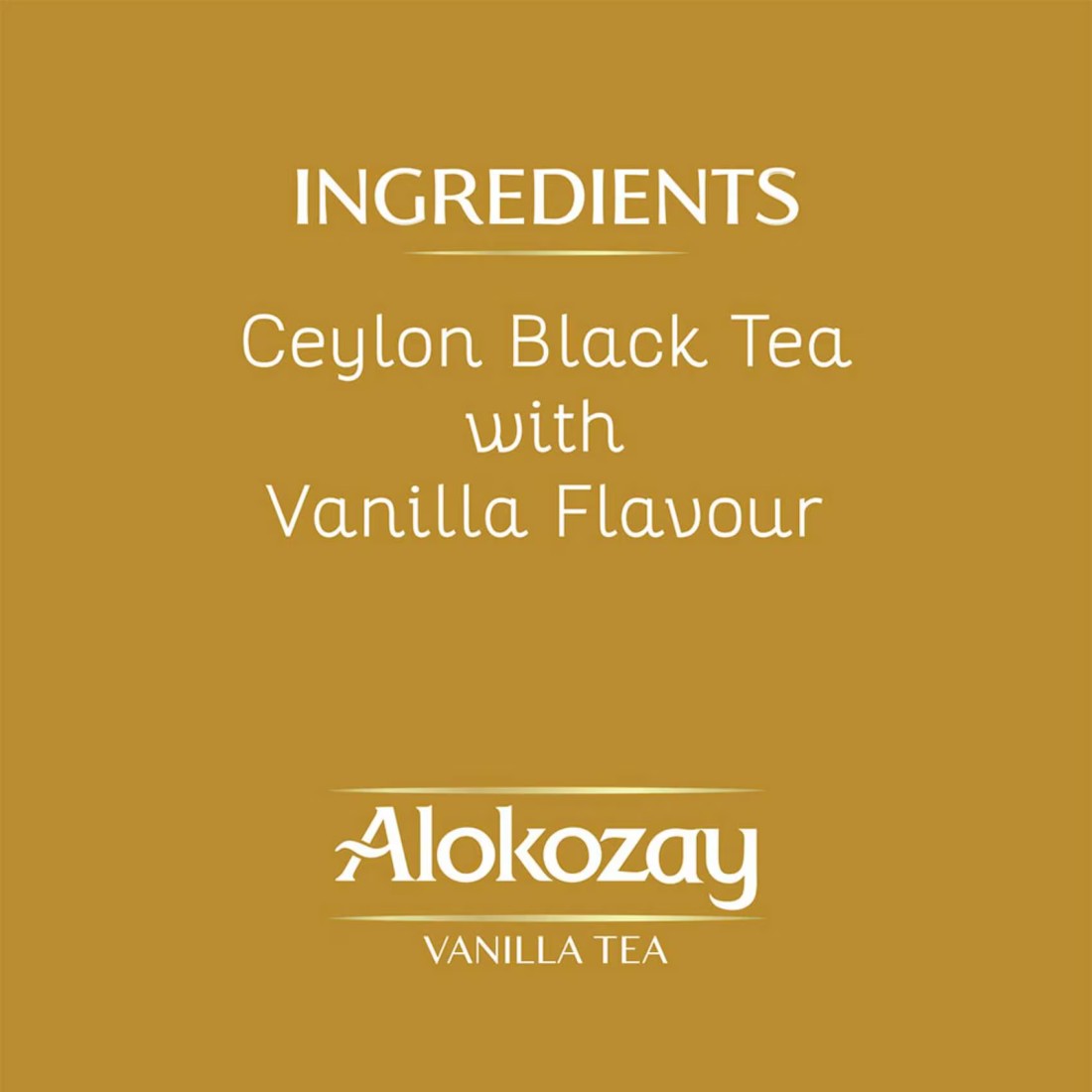 Alokozay Vanilla Tea 25 Tea Bags