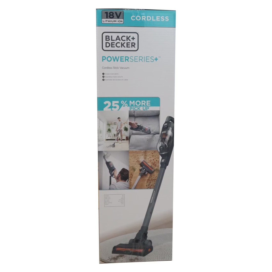 بلاك + ديكر مكنسة تنظيف آبرايت BHFEA520J-GB