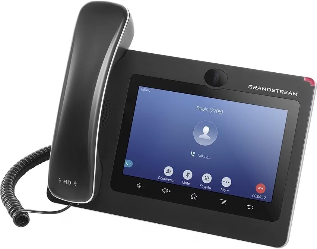 Grandstream Networks Gxv3370 IP Phone Black 16 Lines LCD Wifi