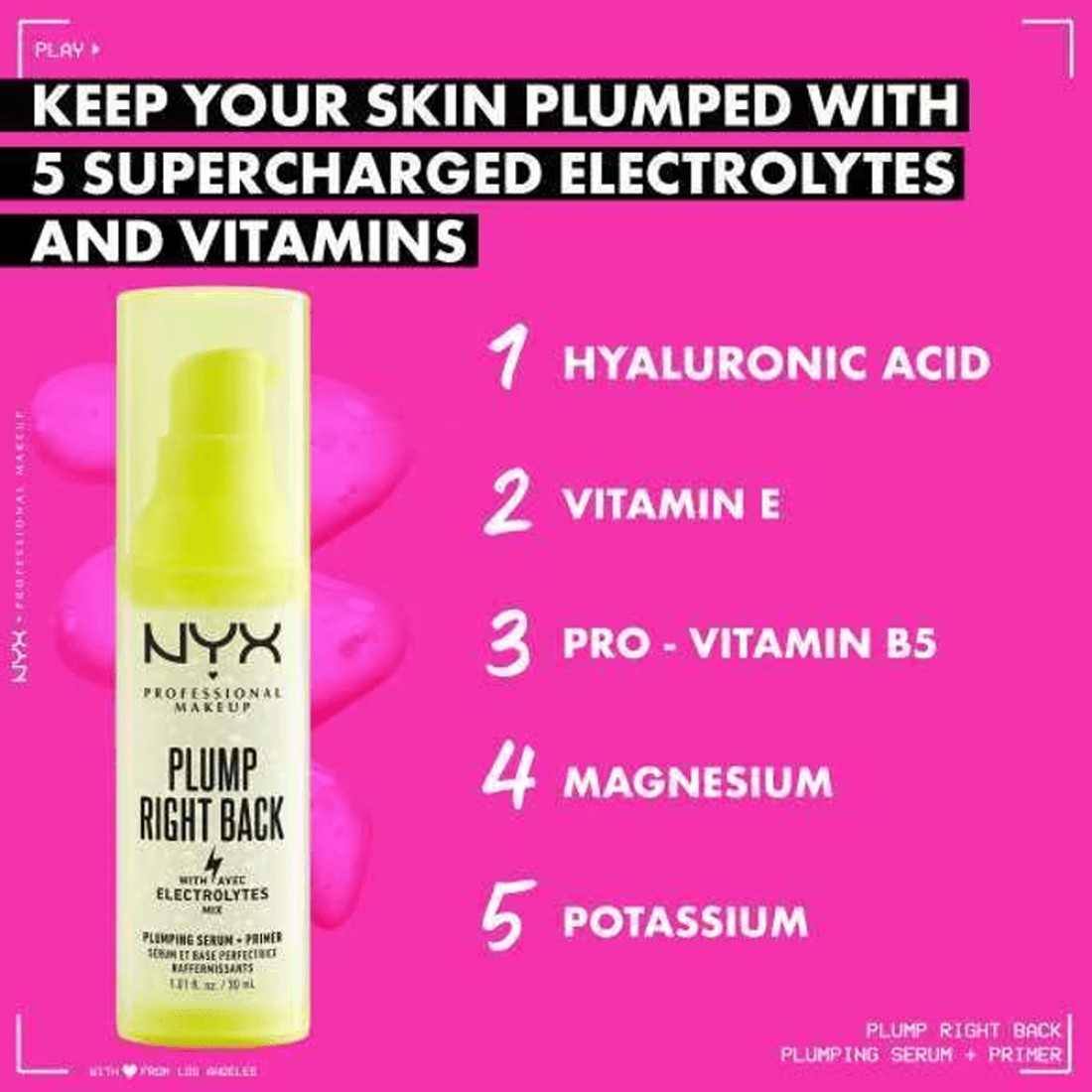 NYX Plump Right Back Plumping Primer - 30ml