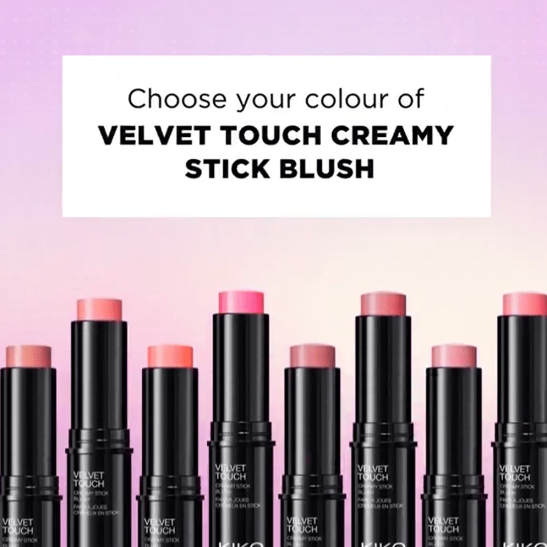 KIKO Velvet Touch Creamy Stick Blush - 006 Geranium