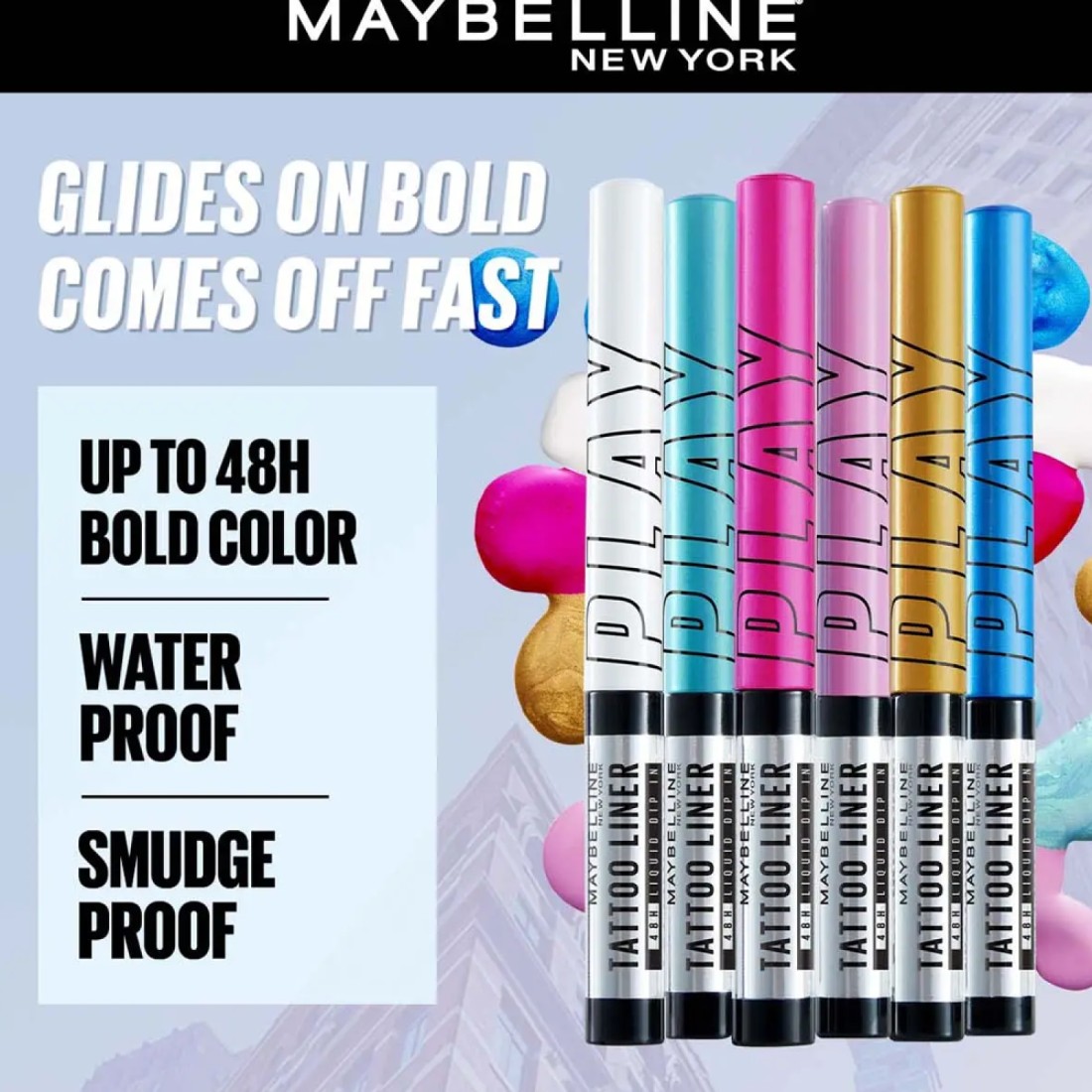 Maybelline Tattoo Liner Play 48H Colored Liquid Eyeliner