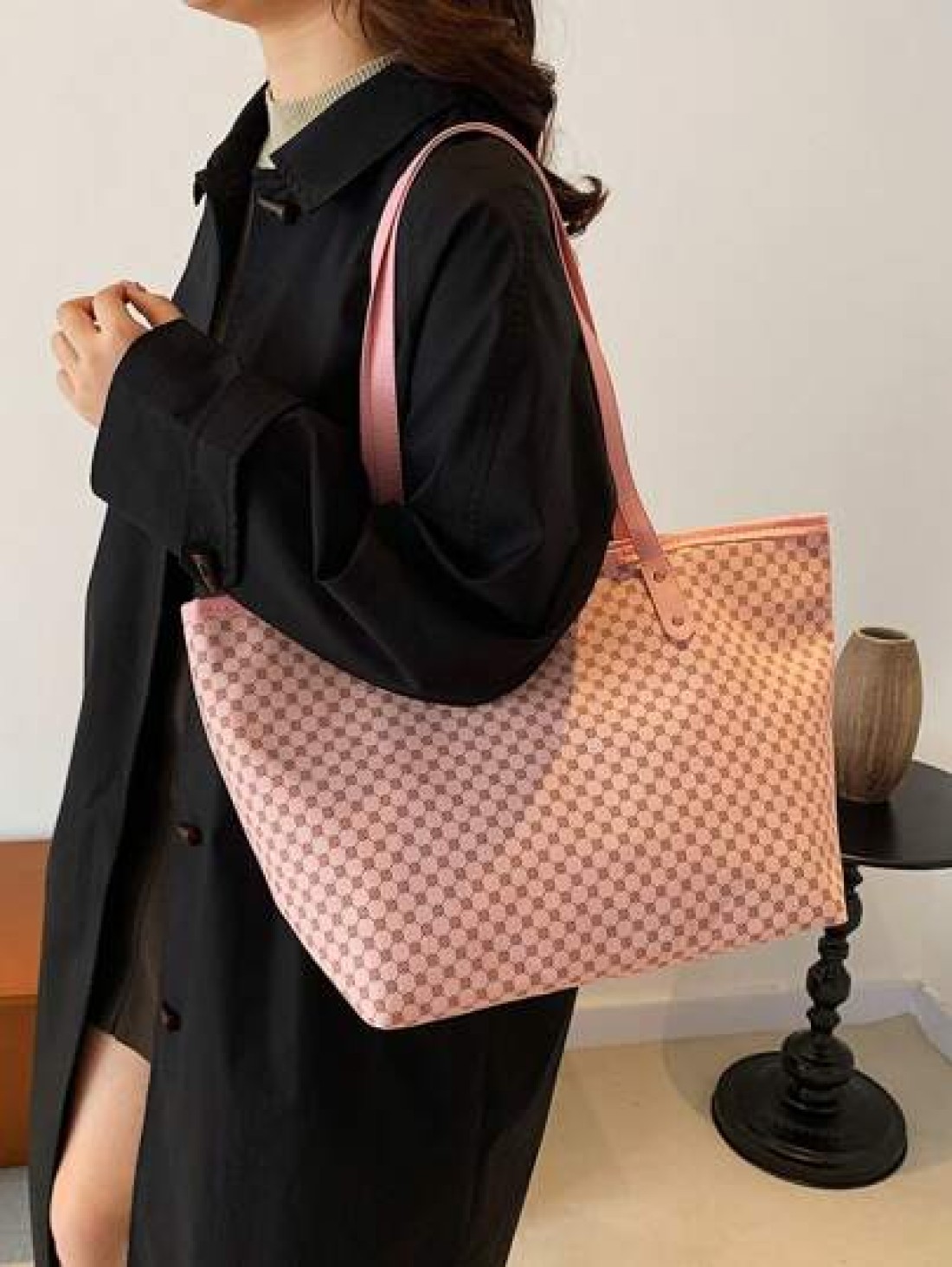 Tote Bag Female Large Capacity College Student Class Commuter Bag Shoulder Woman Bag Handbag Bag