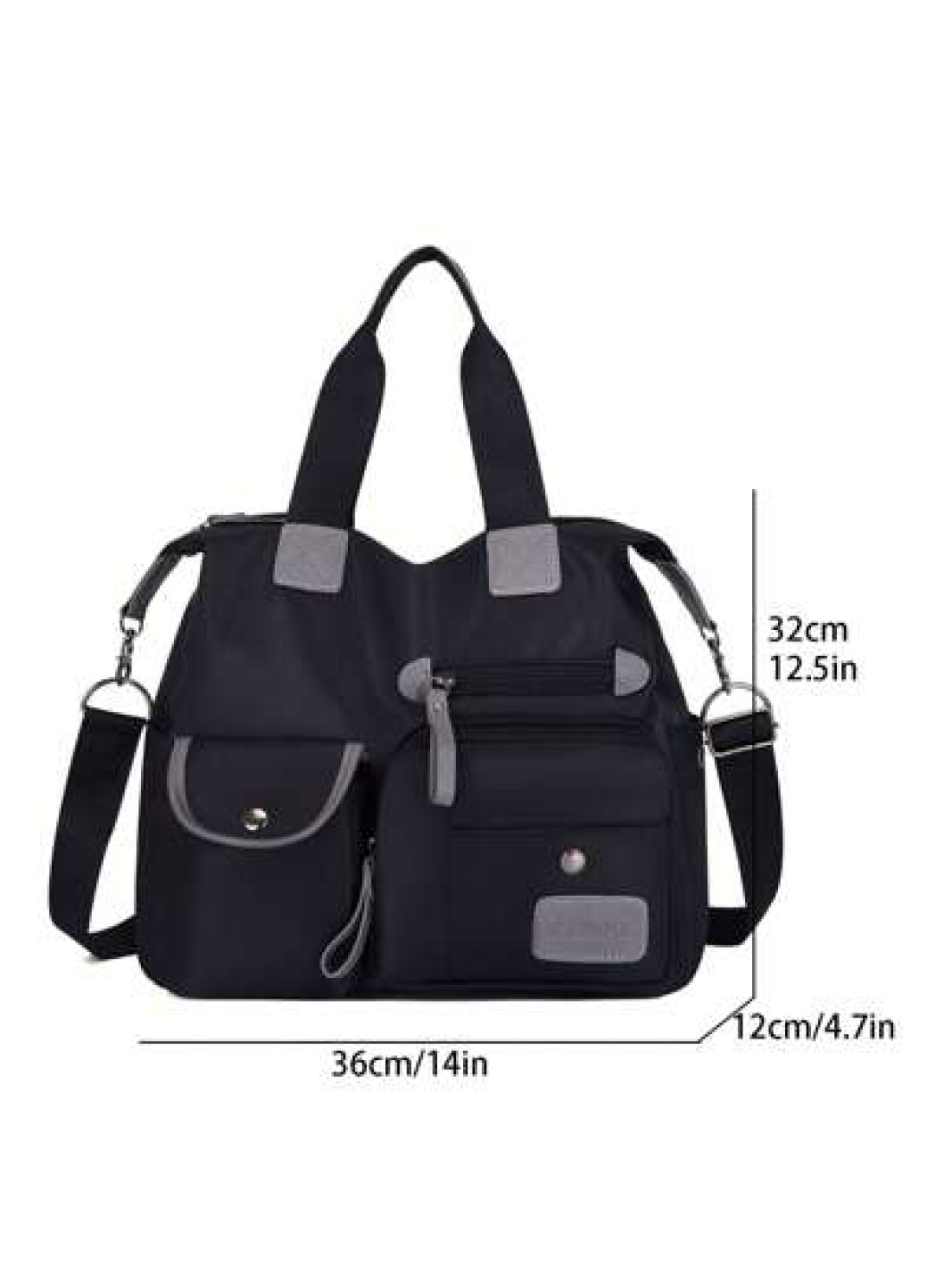 Women Shoulder Bag Nylon Handbags Waterproof Crossbody Bag Large Capacity Multifunctional Tote Trave