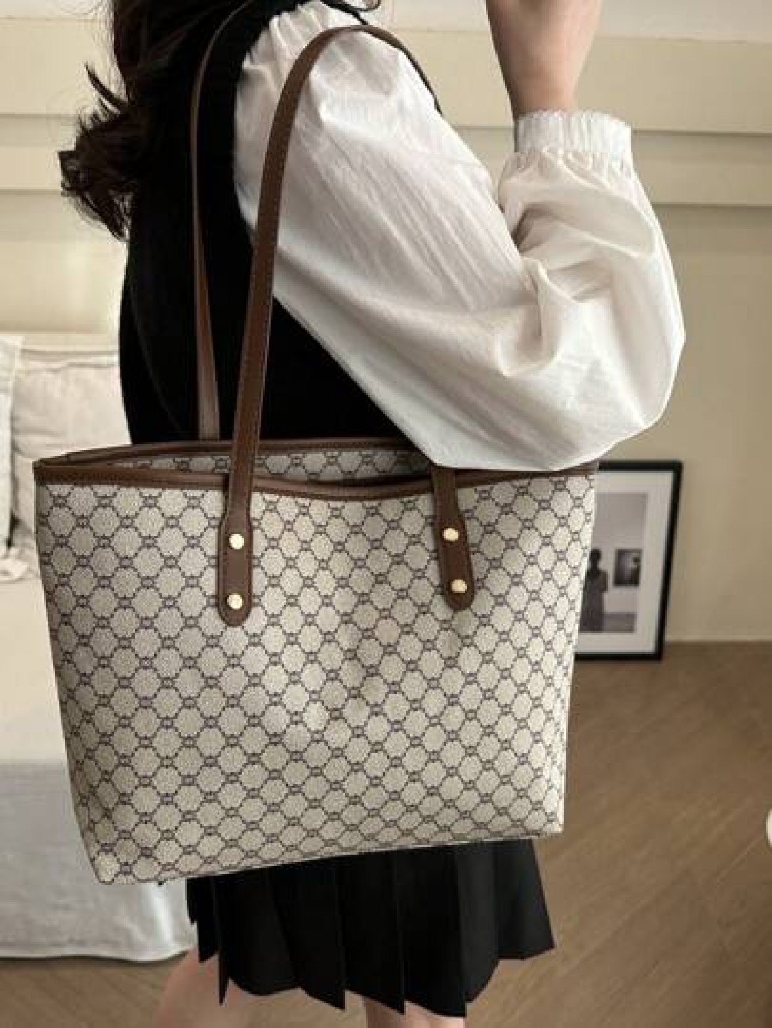 New Fashionable Luxury High End Versatile Ladies Shoulder Tote Bag