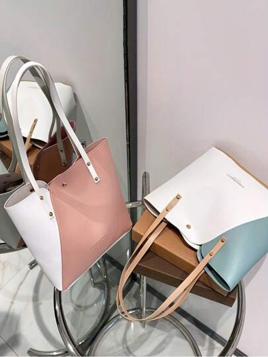 Tote Bag For Girls Lightweight Faux Leather With Top Handle Perfect For Daily Commute Travel Tote Bags For Ladies
