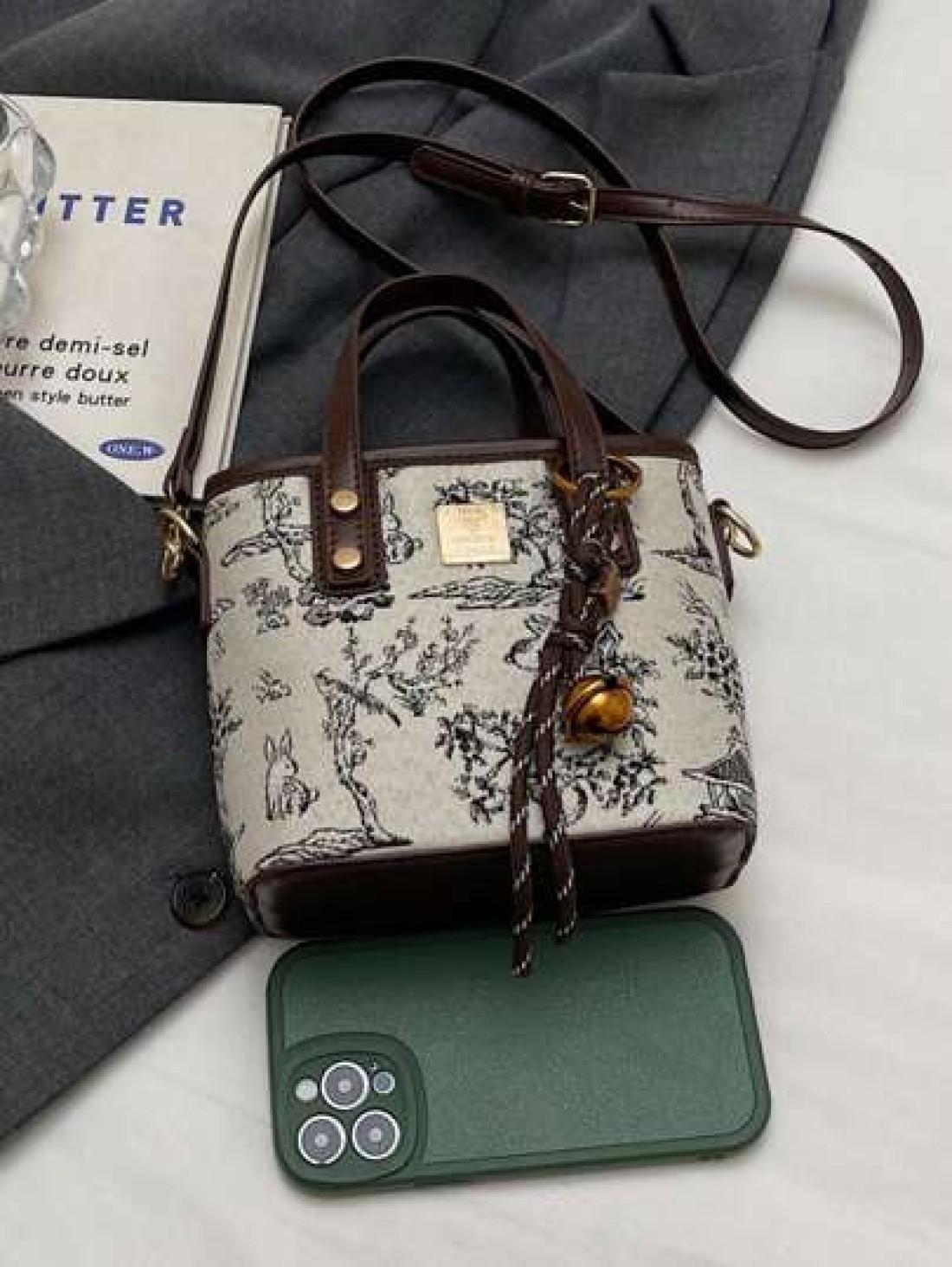 New Chinese Style Embroidered Small Handbag For Women 2025 New Fashion Shoulder Bucket Bag Stylish Spring Summer Versatile Crossbody Bag Best Mothers Day Gifts Women
