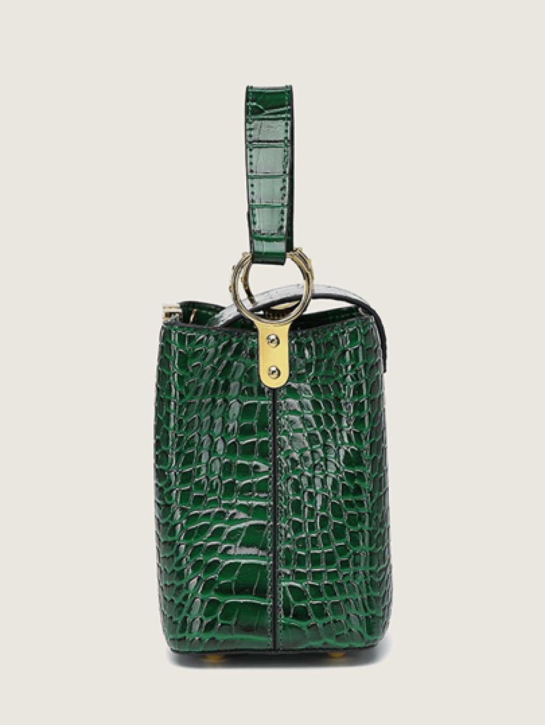 Luxury Brand Women s Handbag Crocodile Texture High Quality Shoulder Bag 2025 New Fashion Versatile Large Capacity Tote Bag Retro Casual Street Wear Minimalist Celebrity Style Glossy Shoulder Bag Blac