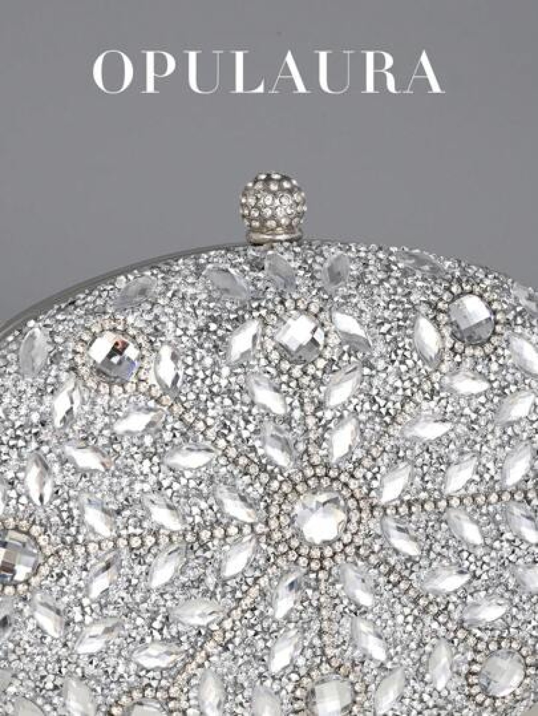 OpulAura Luxury Women s Sparkling Crystal Embellished Mini Box Clutch Bag Glamorous Rhinestone Evening Handbag Suitable For Formal Events Party Wedding With Detachable Chain Tready Party Bags Perfect