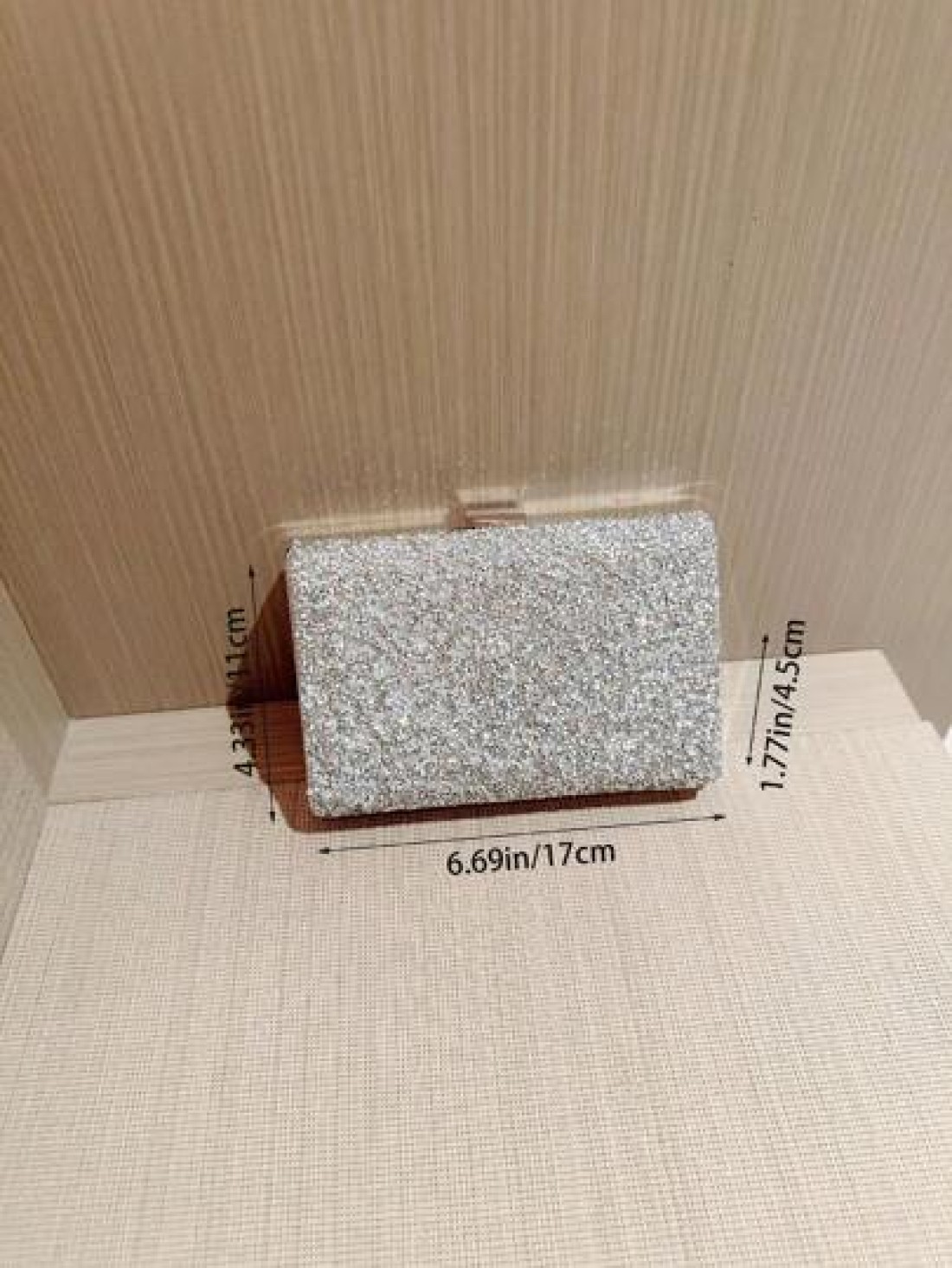One Shiny Rhinestone Encrusted Box Shaped Evening Clutch Bag For Women Elegant Luxury Formal Dress Mini Bag For Romantic Wedding Bridal Party Prom Chain Shoulder Bag Square Purse Perfect For Party Wed