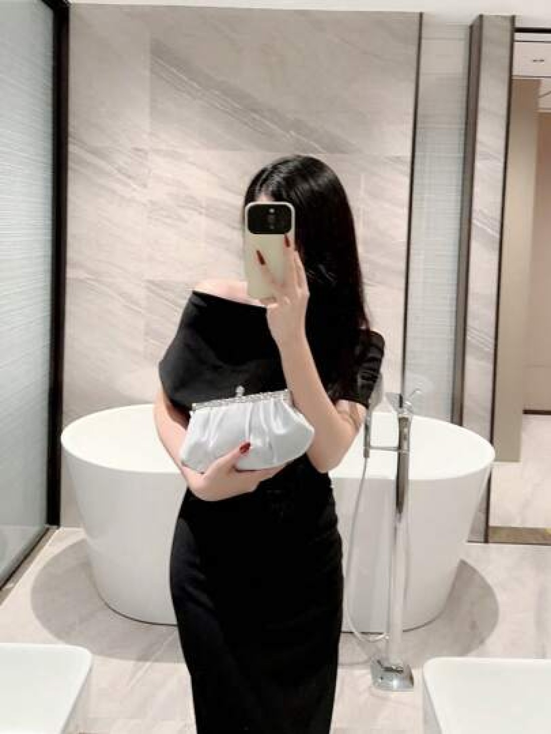Moonlit EveBag Women s Exquisite Satin Evening Clutch Bag With Rhinestone Decoration Party Dress Bag Prom Bag Evening Bag Chain Handbag Royal Blue