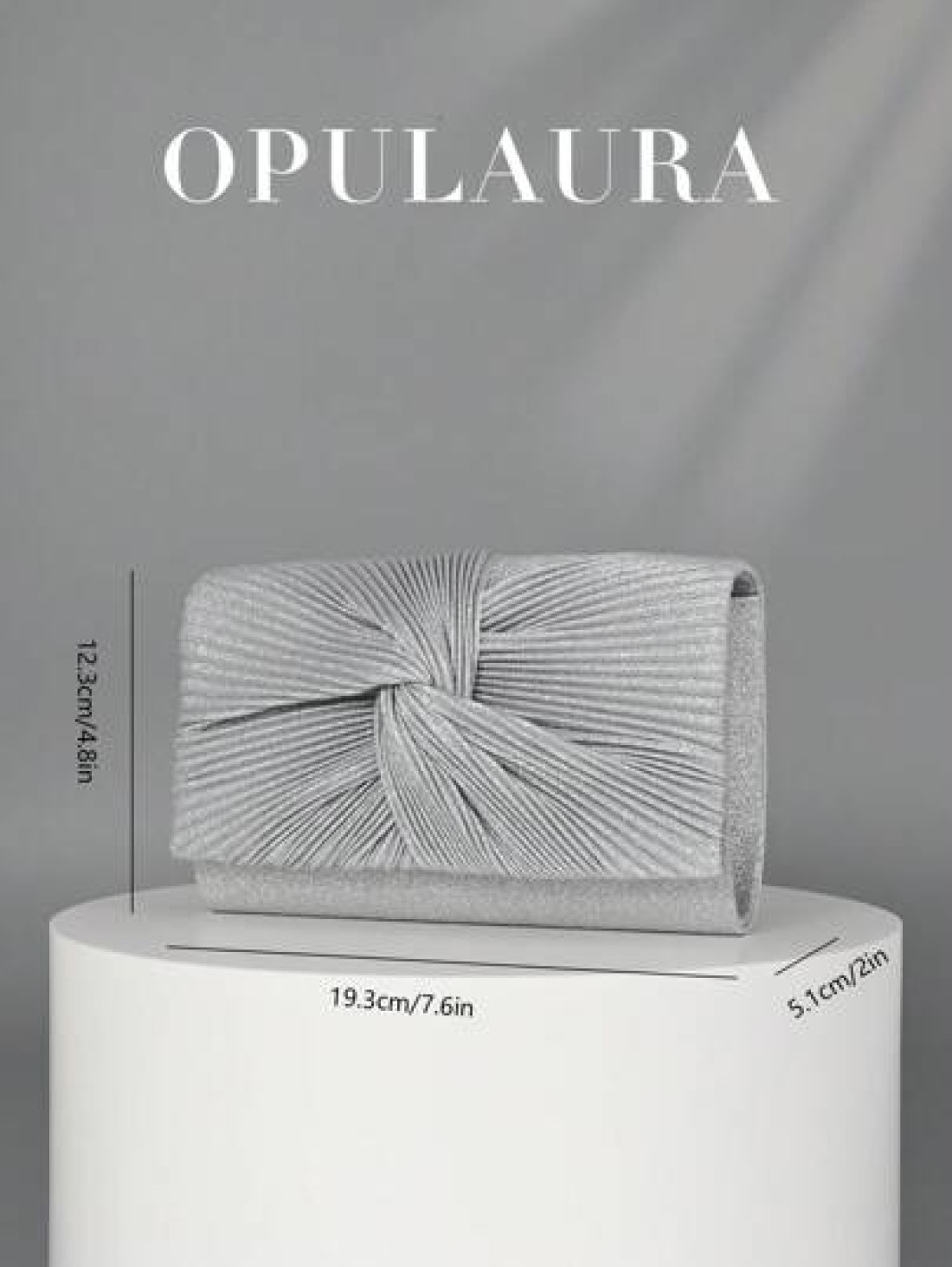 OpulAura Women s Fashion Glitter Flap Clutch Bag With Twist Design Luxury Evening Bag For Formal Wear Suitable For Balls Weddings Parties Birthdays Bridal Clutch Valentines Perfectly Matching With Pro