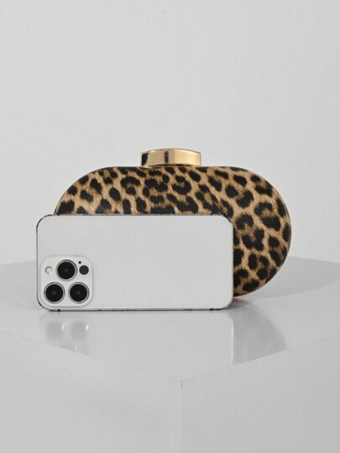Fashionable PU Leopard Print Evening Clutch Bag Handbag Suitable For Wedding Party And Ball Shoulder Bag With Chain Strap Leopard Print Purse For Women Leopard Comeback