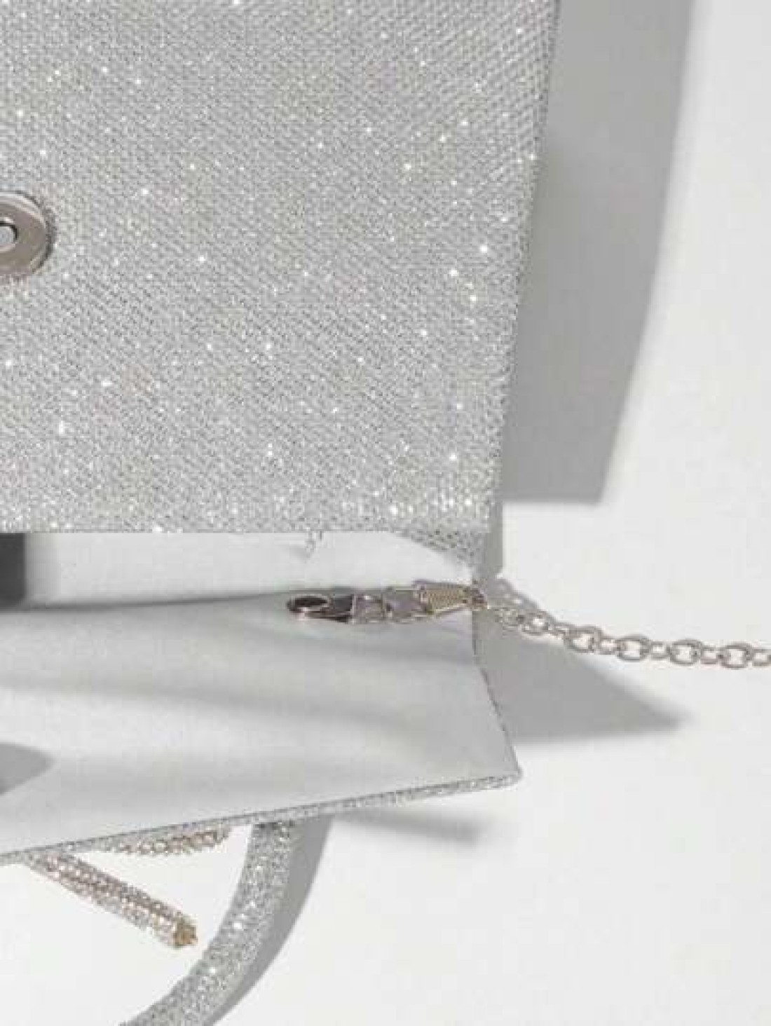 Glitter Bowkont Decorate Purse With Top Handle Evening Bag Black Crossbody Bags Wedding Party Shoulder Bag