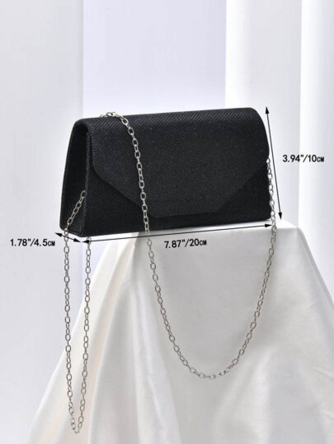 Glamorous Elegant Exquisite Quiet Luxury Sequin Stylish Luxury Shiny Glitter Envelope Bag Mini Flap For Club Party Prom Perfect Bride Purse For Wedding Prom Party Events Evening Bag Dinner Bag For Par