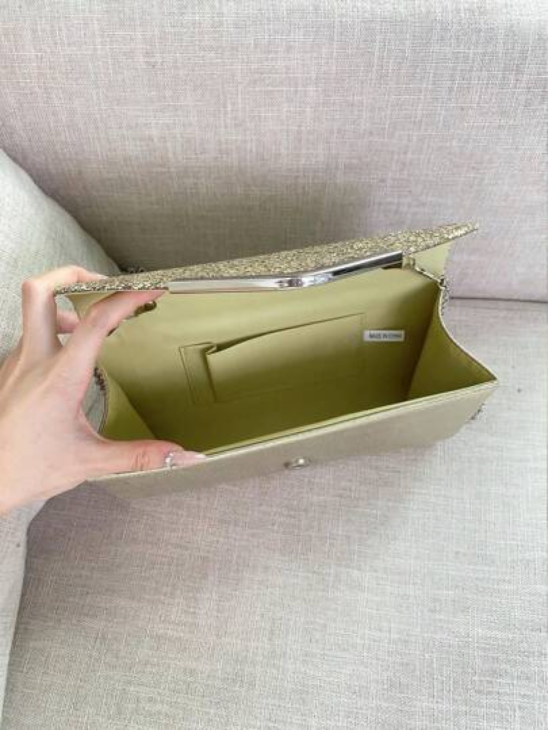 Fashion Sequin Women s Clutch Bag Stylish Prom Evening Bag Envelope Bag Luxurious And Elegant Bridal Bag Suitable For Parties Proms Dinners Graduation Ceremonies Matching With Sequin Evening Dresses W