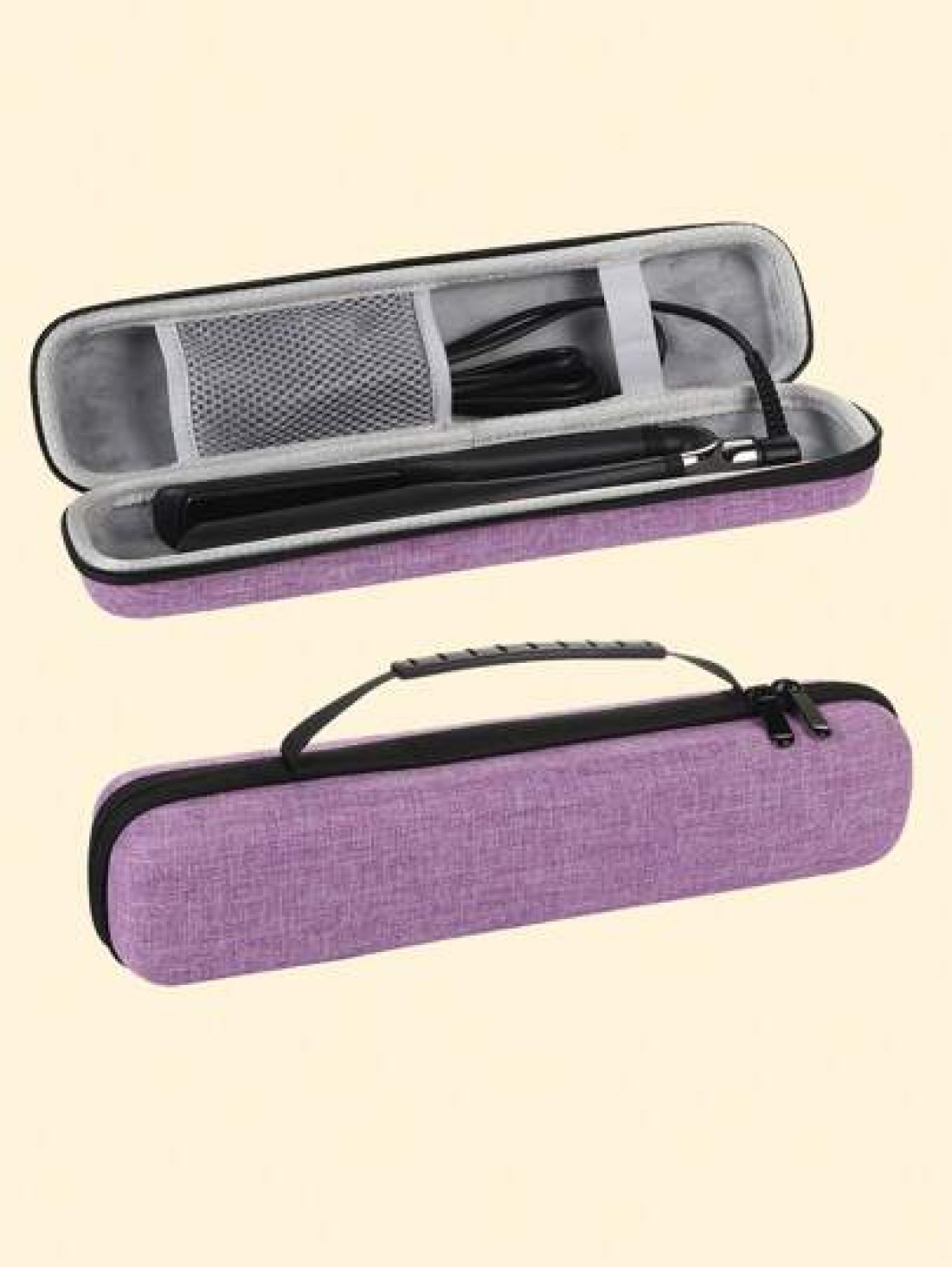 1Pc Hairdressing Tools Travel Organizer Hairdressing Tools Travel Organizer Curling Organizer Portable Hair Straightener Case Hair Accessories Organizer Hot Hairdressing Tools Hair Straightener Travel