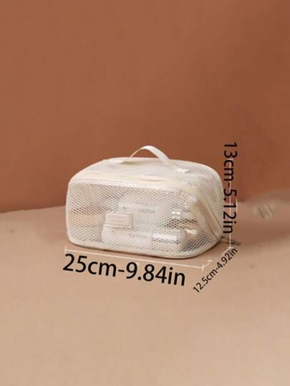 1pc Travel Makeup Bag Makeup Brush Organizer Bag Portable Cosmetic Bag Desktop Storage Bag Multi Functional Travel Toiletry Bag Large Capacity Cosmetic Storage Bag For Women Beauty Tools And Toiletrie
