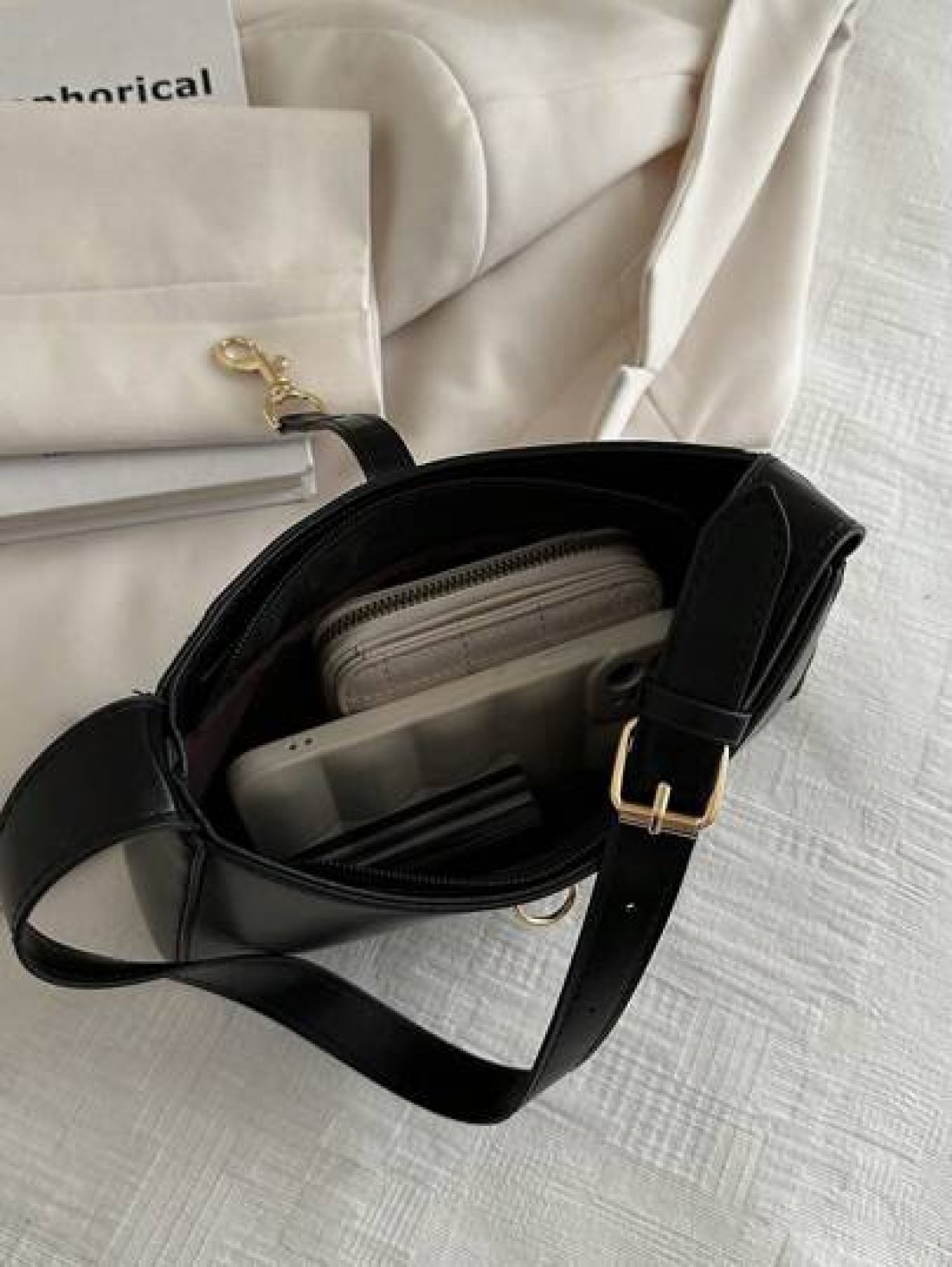 Minimalist Crescent Underarm Bag Shoulder Bag Women s Stylish Handbag Purse For Commuter