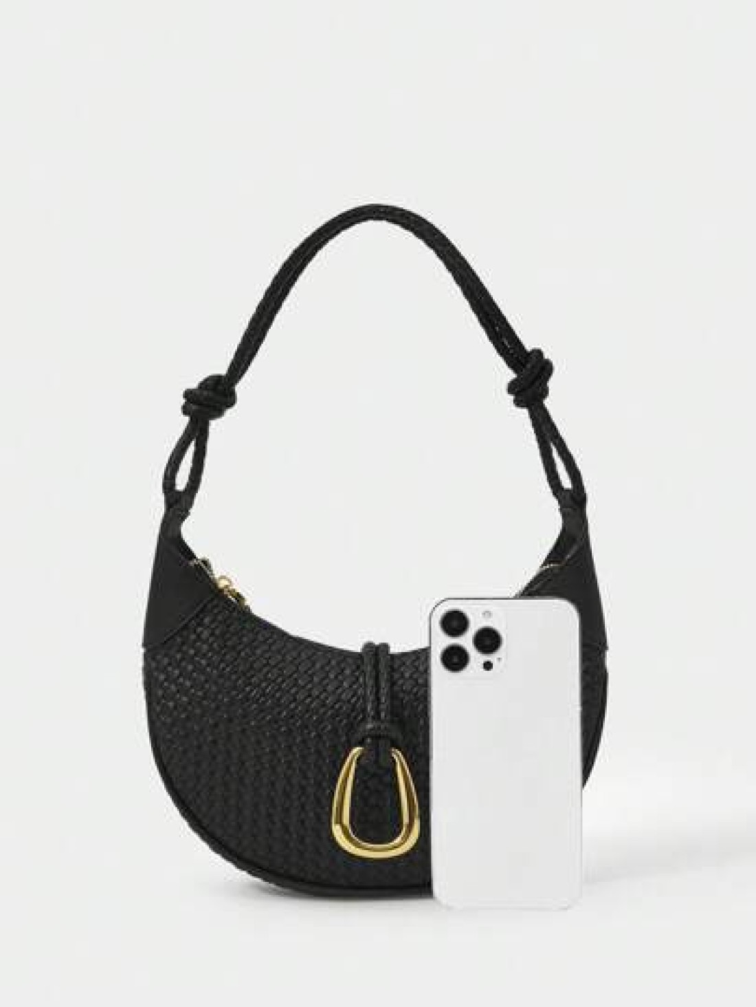 SHECARRY Women s Simple Fashion Zipper Underarm Handbag