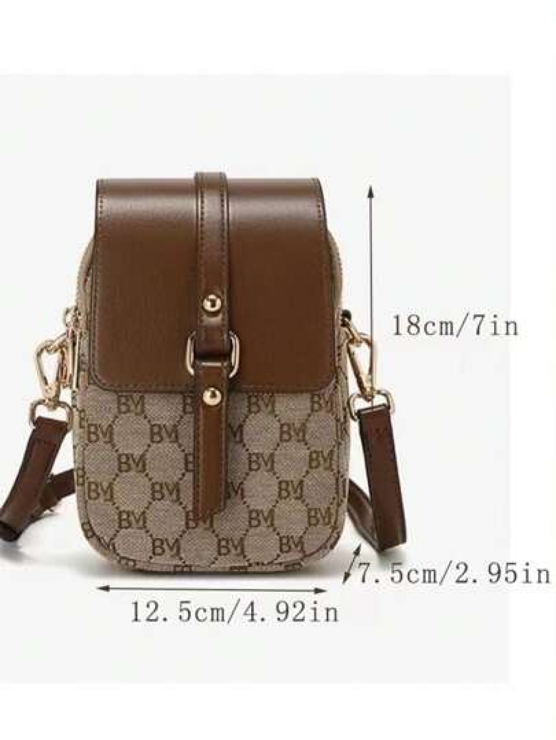Multifunctional Crossbody Bag With Multiple Pockets Cell Phone Pocket Earphone Hole For Women Faux Pearl Decor Phone Wallet Mini Argyle Quilted Crossbody Coin Purse Women Shoulder Bag