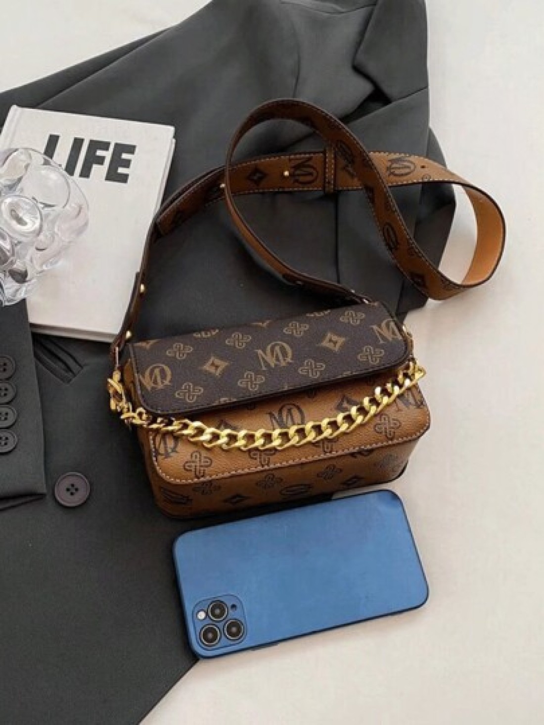 1pc Vintage Leisure Armpit Bag Shoulder Chain Bag Women s Commuter Diagonal Package Retro Inspired Bag For Women
