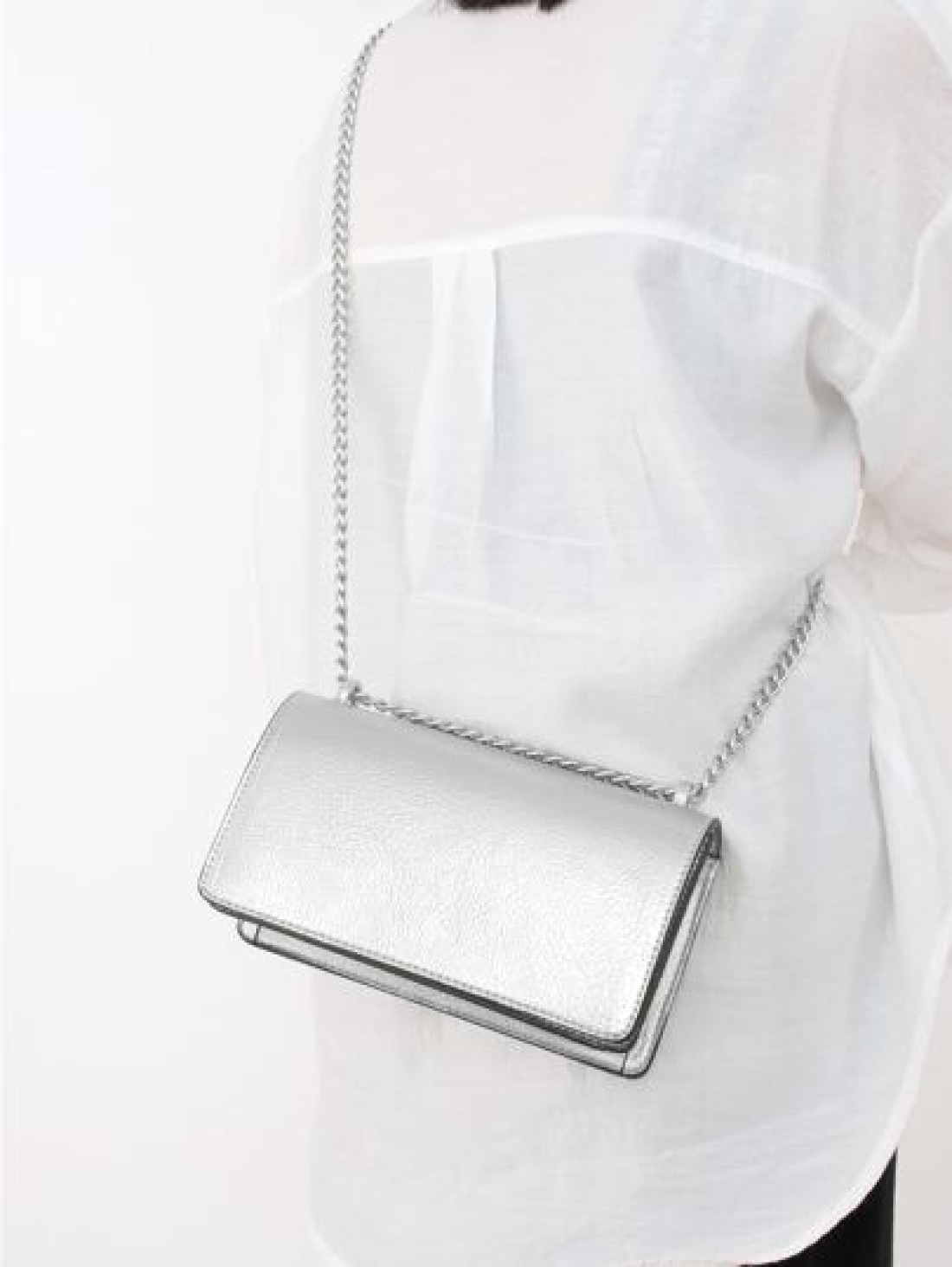 Lightweight Business Casual Metallic Minimalist Chain Flap Square Bag For Teen Girls Women College Students Rookies White Collar Workers Perfect For Office College Work Business Commute Outdoors Trave