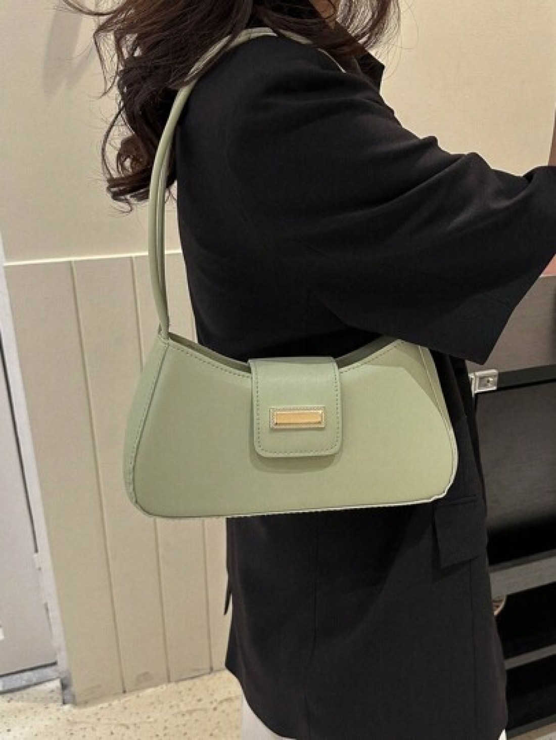 Chic Handbag Niche Underarm Bag New Stylish Commuter Bag Baguette Bag Versatile Shoulder Bag
