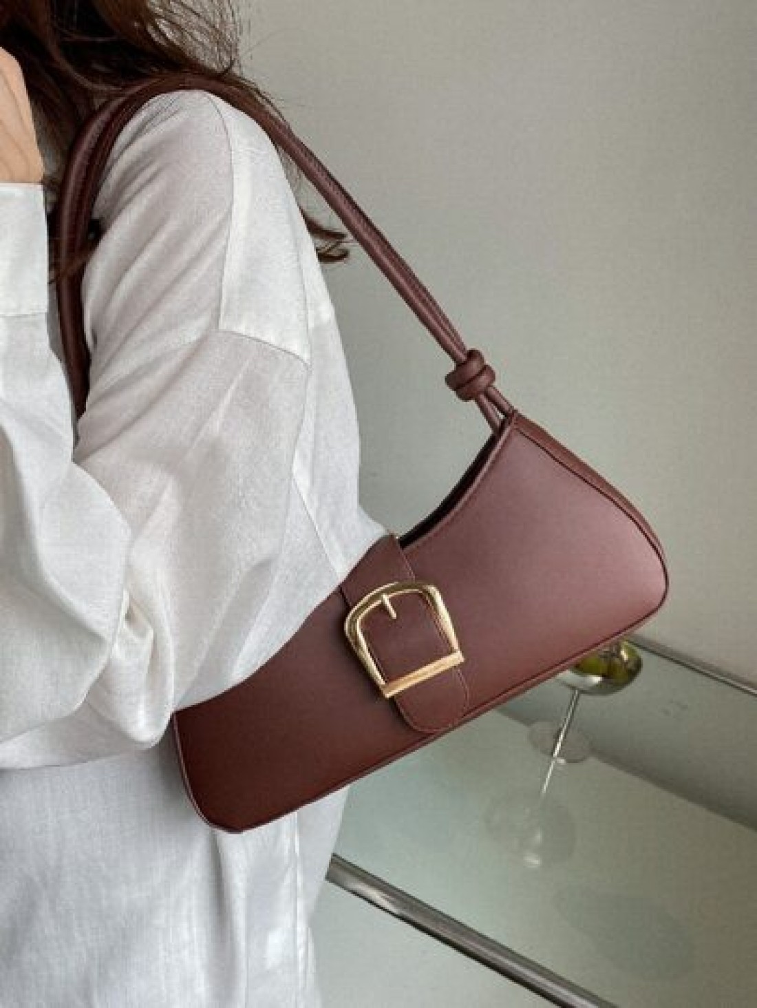 Buckle Decor Bag