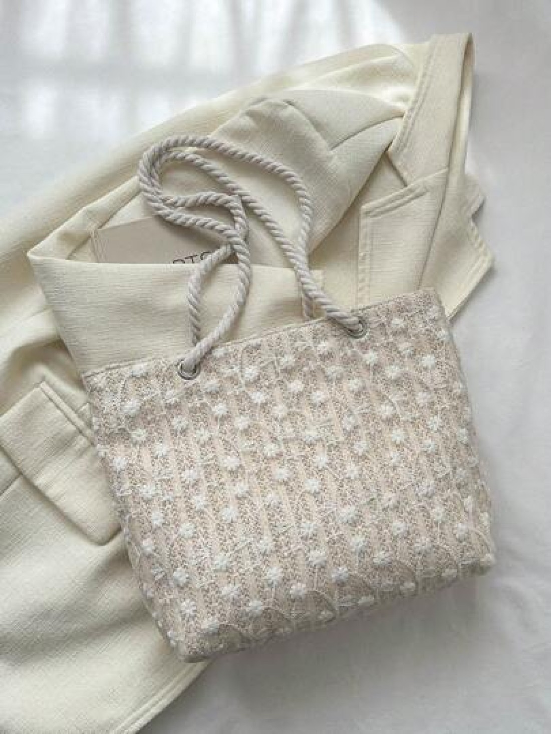 1 Pc Commuter Bag Straw Bag Shoulder Bag Beach Bag Portable Zipper Closure Design Suitable For Wedding Parties Holidays Holiday Activities Entertainment Afternoon Tea Seaside Vacation Dates And Other