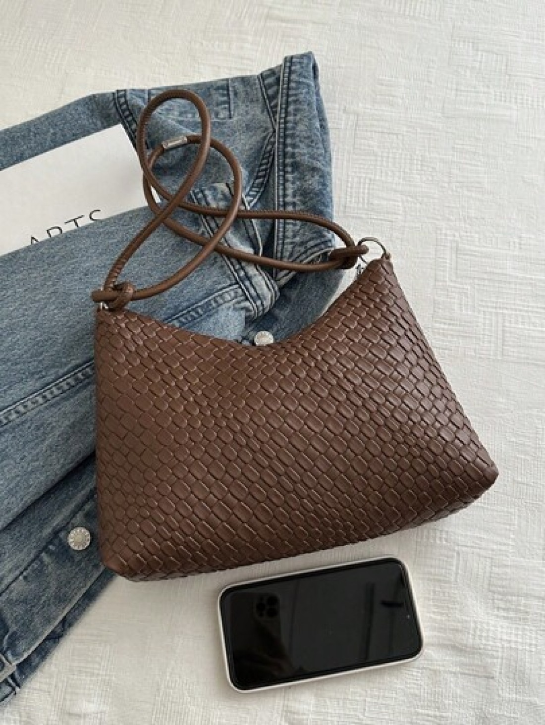 New Fashion Woven Tote Bag Retro Shoulder Bag Retro Inspired Bag For Women