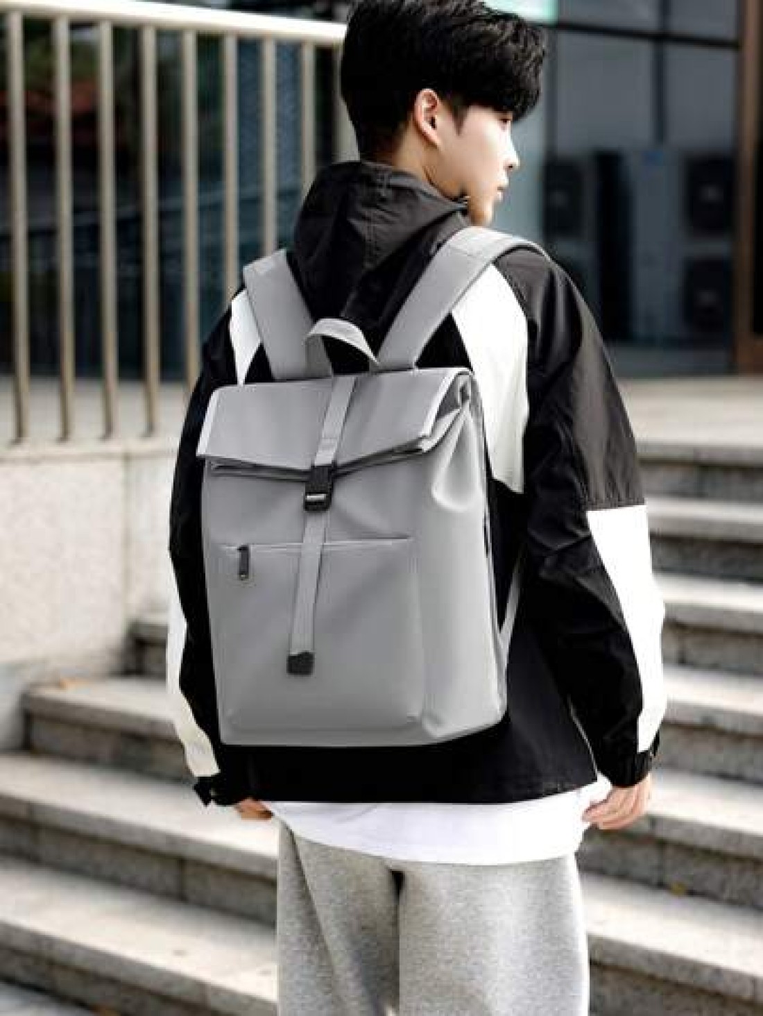Fashionable Minimalist Men s Casual Backpack Commuter Laptop Backpack With Large Capacity Graduation