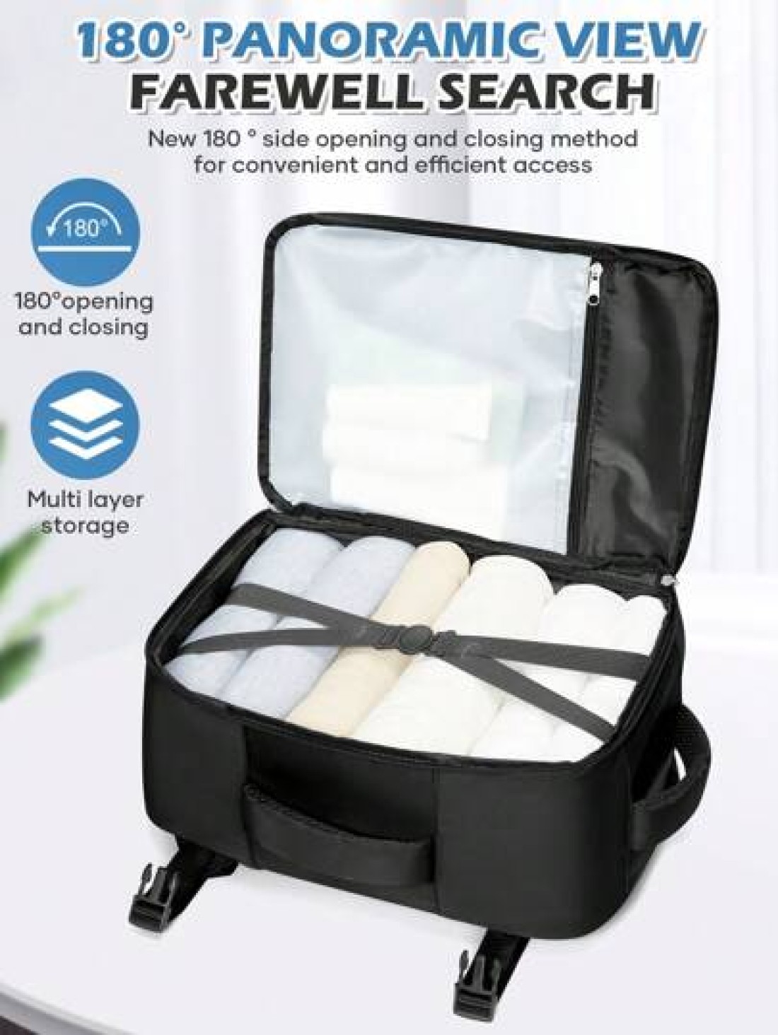 Large Capacity Travel Business Backpack Suitcase Backpacks Water Resistant Luggage Daypack With Dry Wet Separation Bag Large Travel Backpack For Women Men Carry On Backpack Hiking Backpack Waterproof