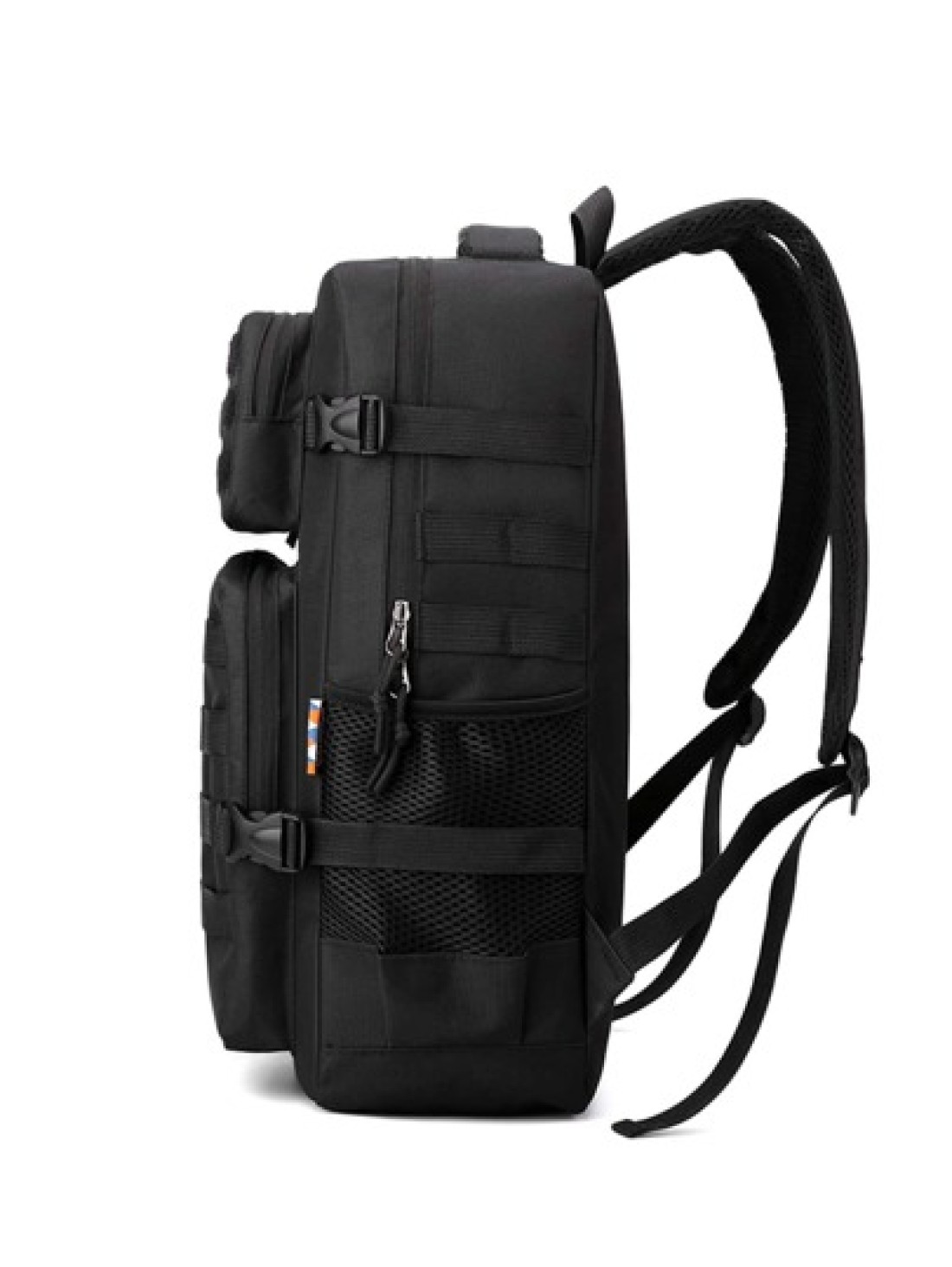 17 Inch Men Release Buckle Decor Camping Bag School Bag School Bags Schoolbag Backpack Daypack Laptop Bag Computer Bag Book Bag Rucksack Shoulder Bag Sport Bag College Bag Teenagers Freshmen Winter Ch