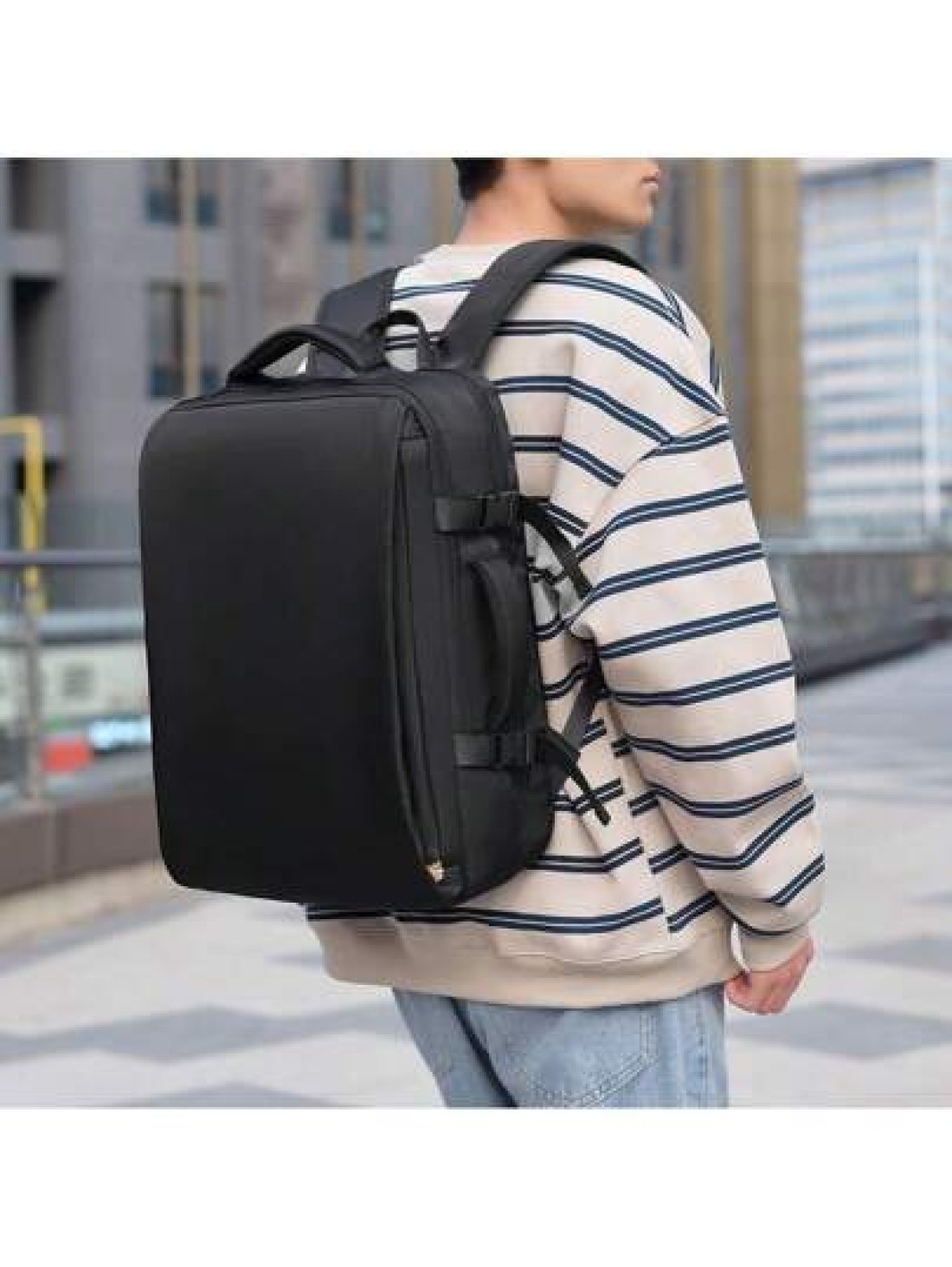 Men s Multi Functional Backpack Large Capacity Business Travel Bag Commuter Laptop Backpack
