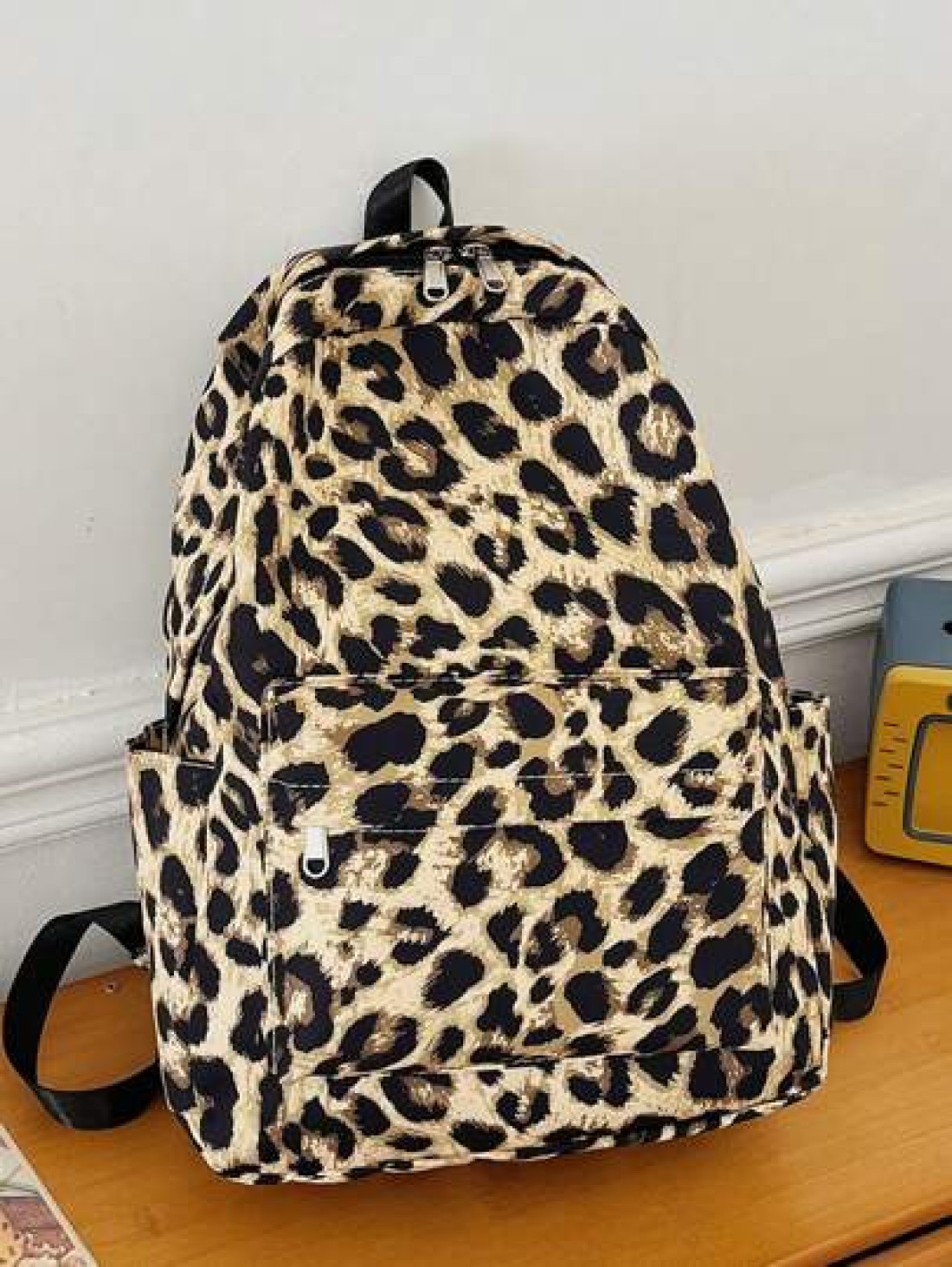 1pc New Leopard Print Large Capacity Multifunctional Preppy Style Fashion Backpack School Backpack Book Bag School Backpack Large Backpack School Backpack Back To School Bag Lightweight Portable Class