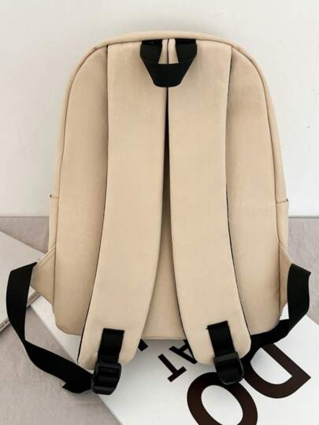 Men s Casual Backpack With Large Capacity Letter Print Minimalist Design Lightweight Versatile Suitable For Students And Commuting Unisex