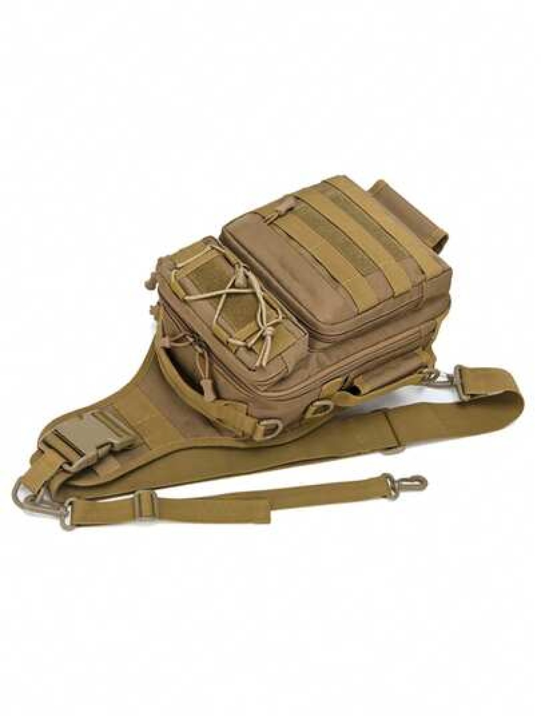 1 New Men 10L Multi Function Tactical Chest Bag Suitable For Fishing Cycling Running Hiking Beach And Other Outdoor Activities Convertible Crossbody Shoulder Chest And Handbag Styles