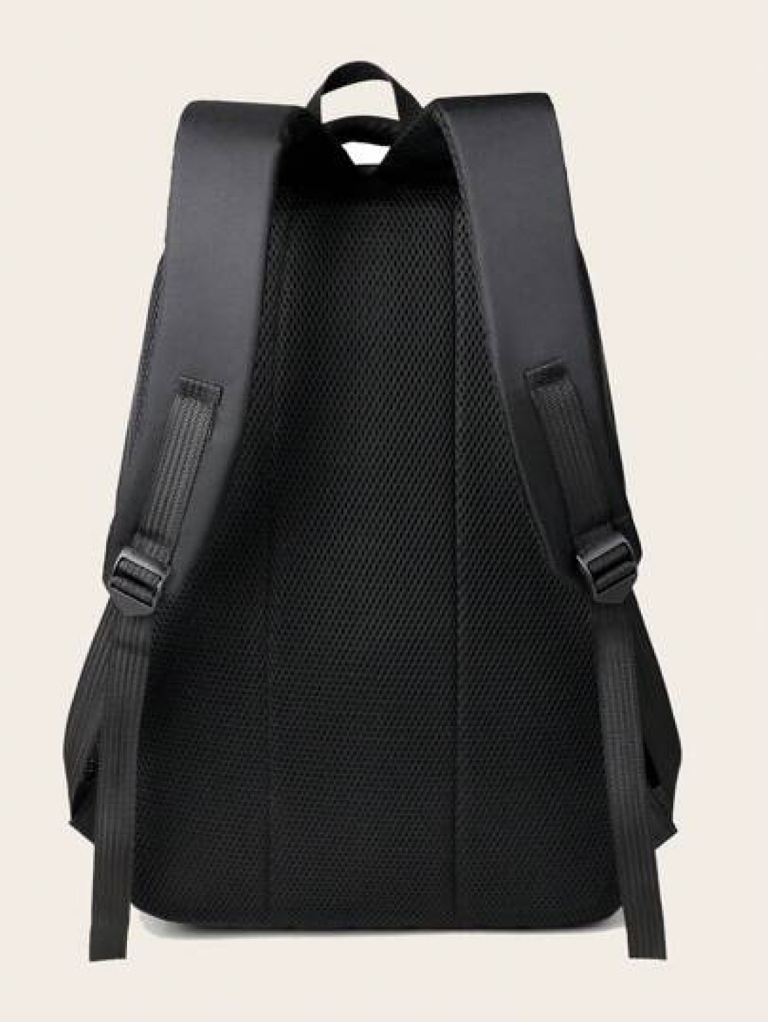 Classic Solid Color Versatile Shoulder Bag Casual Style Large Capacity Multi Pocket Backpack Adjustable Shoulder Strap Fashionable Commuter Bag Suitable For Travel Students And Daily Use