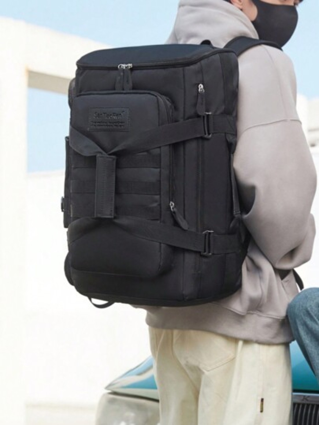 1pc Dual Shoulder Backpack With Large Capacity Designed Short Distance Travel College Students Notebook Laptop Carrier Basketball Backpack Weekend Overnight Bag With Multiple Pockets University Book B