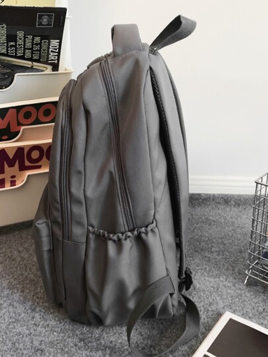 Canvas Backpack Large Capacity School Bag Casual Travel Rucksack Laptop Bag College Bag Summer Dad Bag For School Multi Functional For Books For School Supplies Teenagers Freshmen High School Universi