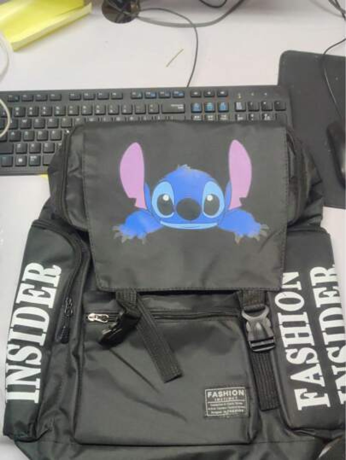 Disney Disney X Stitch Design Large Capacity Backpack Multi Functional Men s Casual Travel Rucksack College Student Business Laptop Bag Anime School Supplies