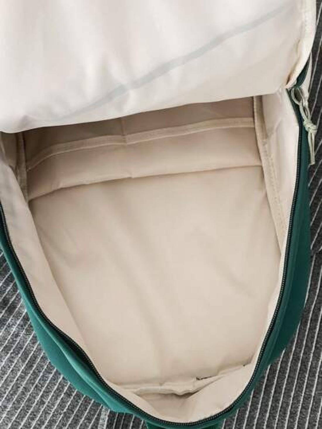 1pc Nylon Versatile Fashionable Backpack With Large Letter Graphic Colorblock Design Spacious Water Resistant For Men Suitable For School Commuting Traveling Gathering As Gift