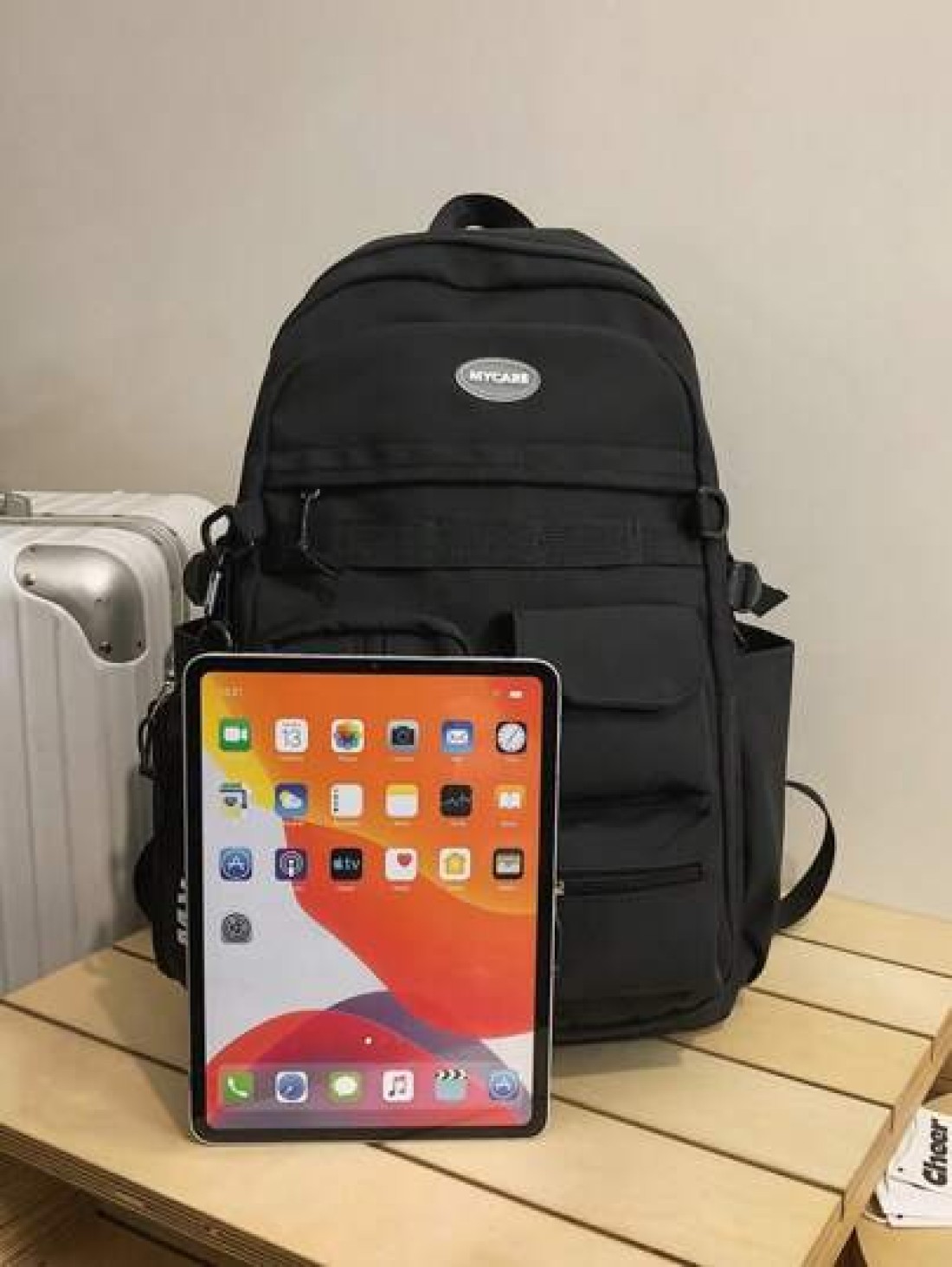 Four Season Unisex Large Capacity Travel Bag With Multiple Pockets Anti Theft Student Backpack Waterproof Nylon Laptop Backpack With Pencil Case Unisex