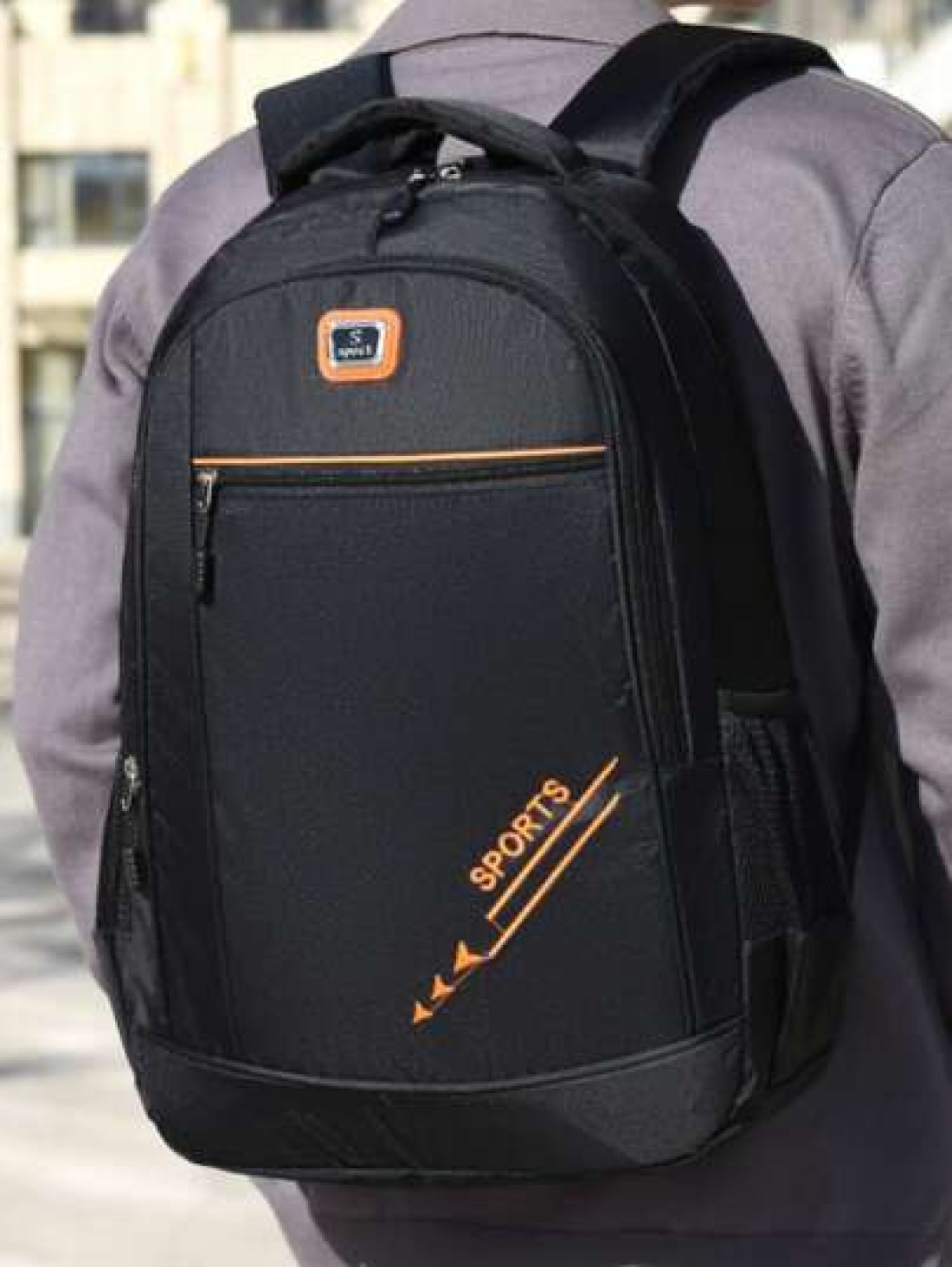 New Fashion Minimalist Casual Versatile Lightweight Travel Commute Large Capacity Multi Pocket Flat Book Laptop Men Backpack