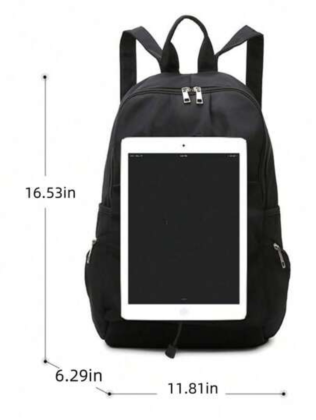 Unisex College Student Couple Backpack Lightweight Outdoor Travel Hiking Backpack With Water Bottle Holder