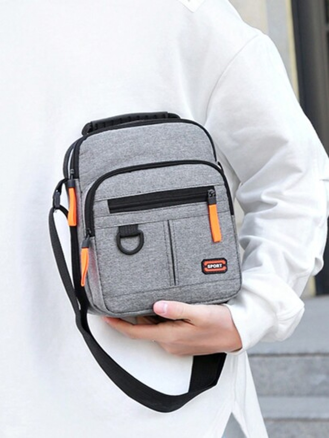 Korean Version Of Leisure Large Capacity Multi Layer Waterproof Crossbody Bag Oxford Cloth Bag Business Bag Collection Wallet Christmas Gifts Winter Christmas Men Bag Sling Bag Laptop Gifts Fashionabl