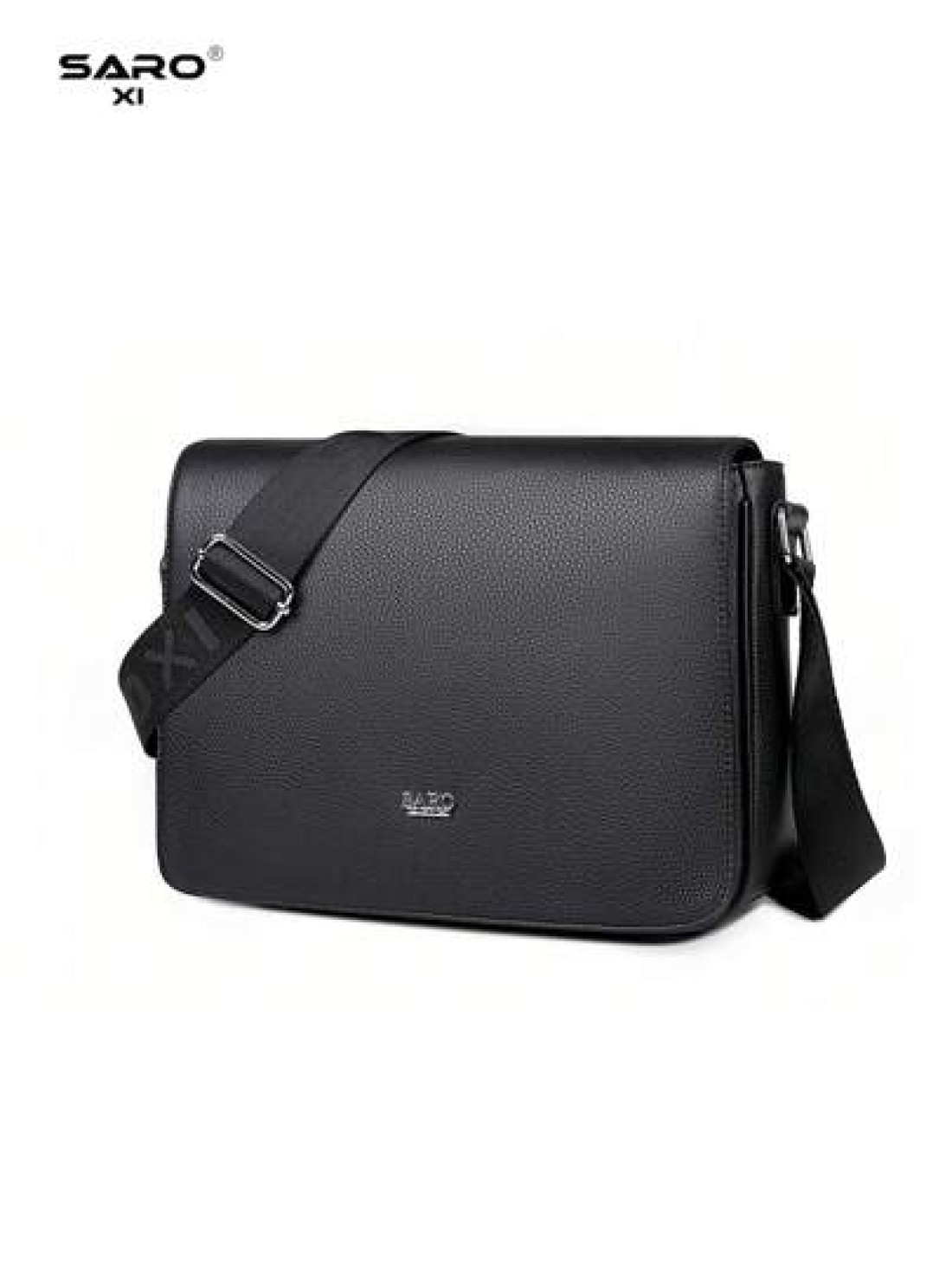 saroxi Casual Messenger Bag For Men Multi Functional Large Capacity Adjustable Strap Travel Hiking Applicable Solid Color Simple Fashion Essential For Young Men Students Fall Christmas Winter Gifts Go
