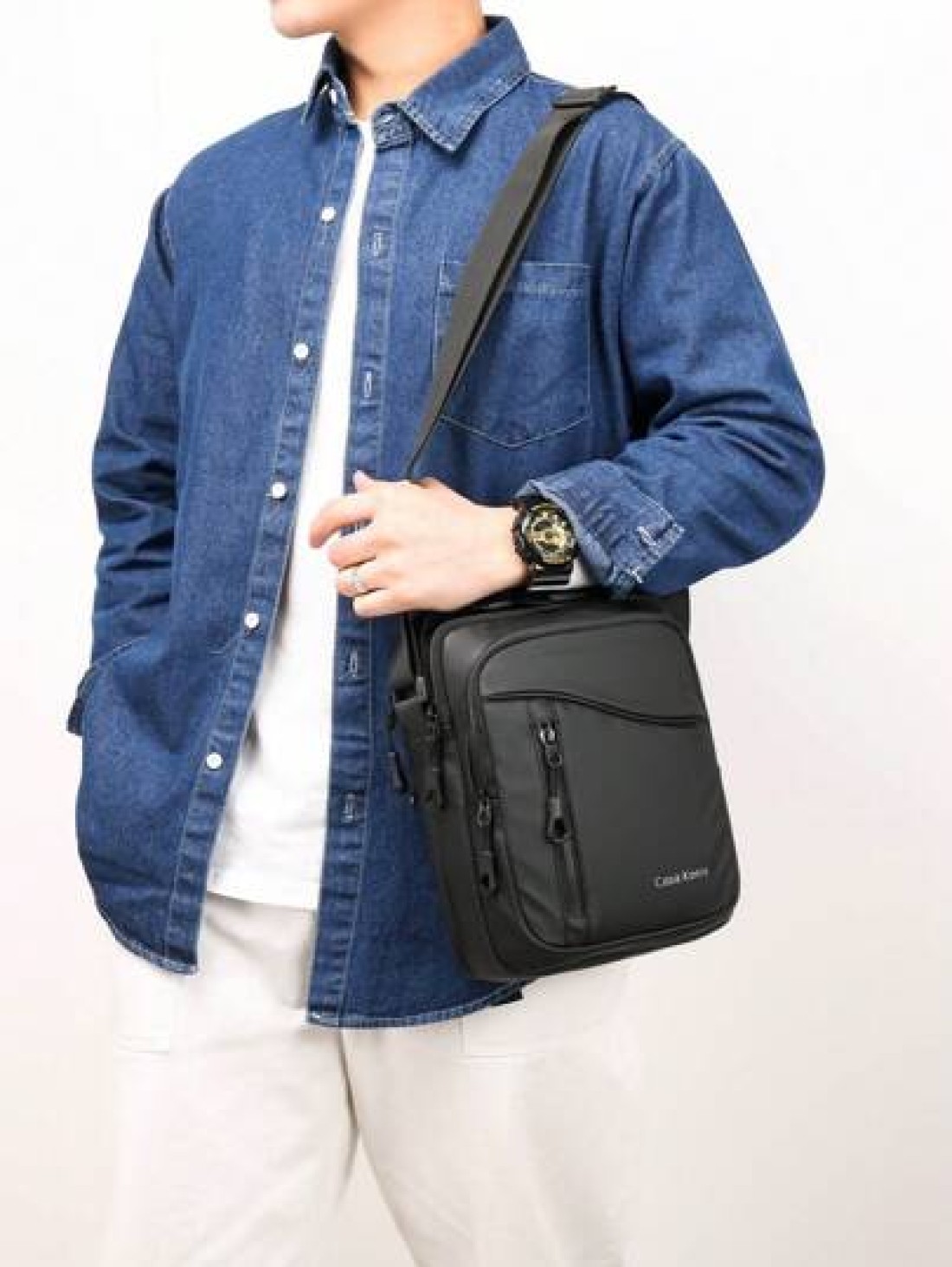 Classic Fashion Shoulder Diagonal Lightweight Waterproof Small Bag Men Bag Gifts For Men Vacation Travel Essentials Dad Gifts Boyfriend Gifts Side Bags For Men Crossbody Bag Tote Bag Shoulder Bag Mess